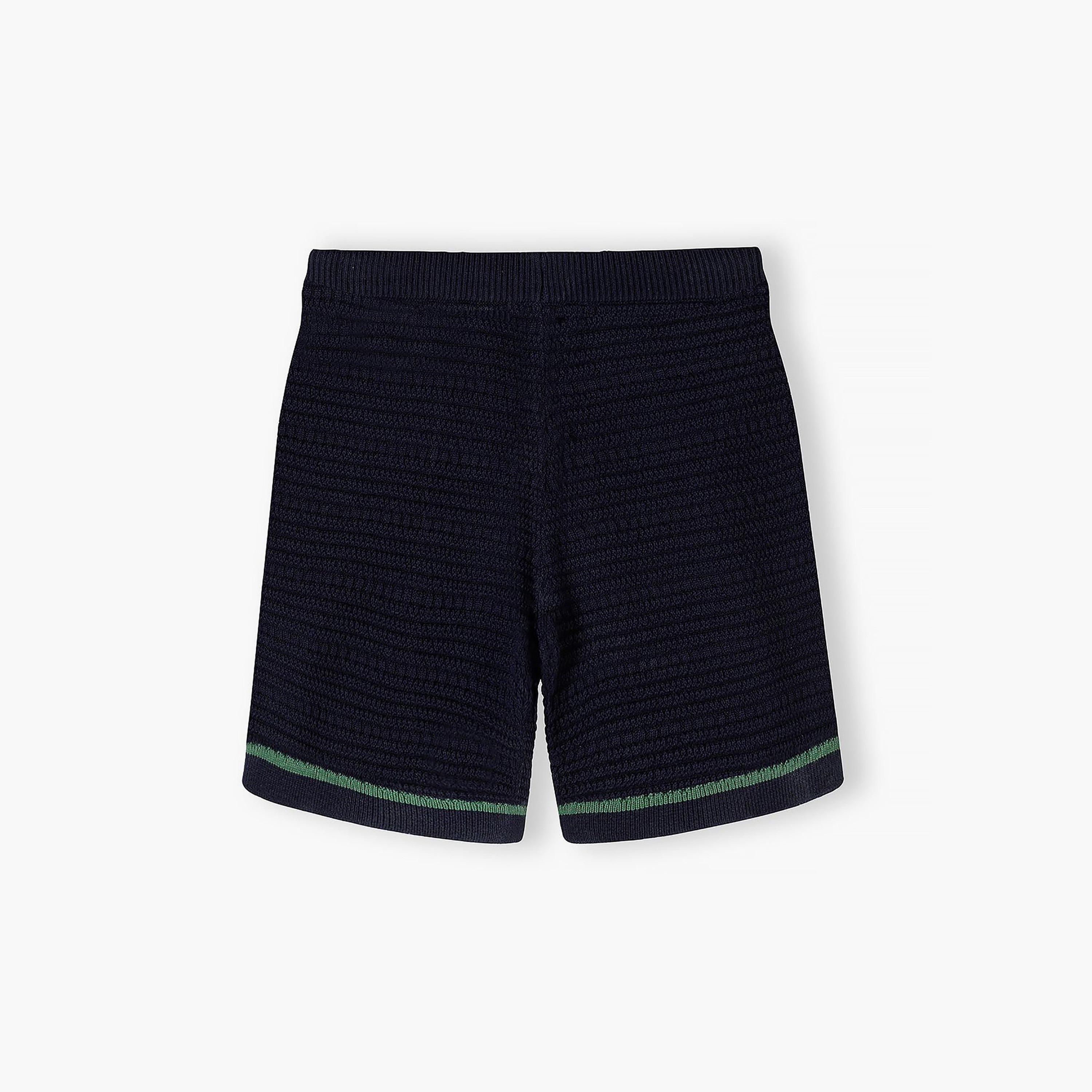 طقم تيشيرت بولو محبوك بياقة وأكمام قصيرة وشورت من مينوتي-boys-clothing-setsandcoords-image-6