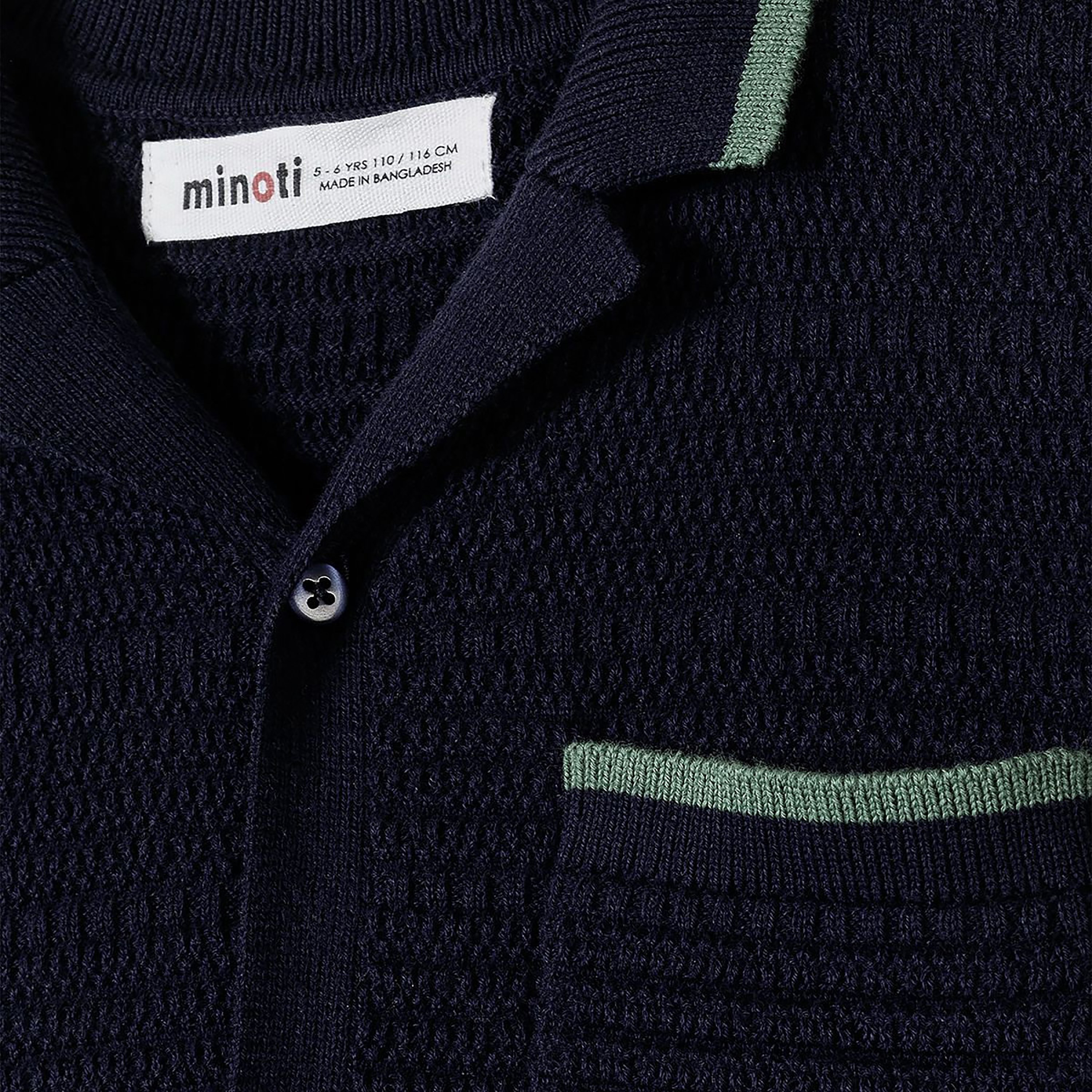 طقم تيشيرت بولو محبوك بياقة وأكمام قصيرة وشورت من مينوتي-boys-clothing-setsandcoords-image-8