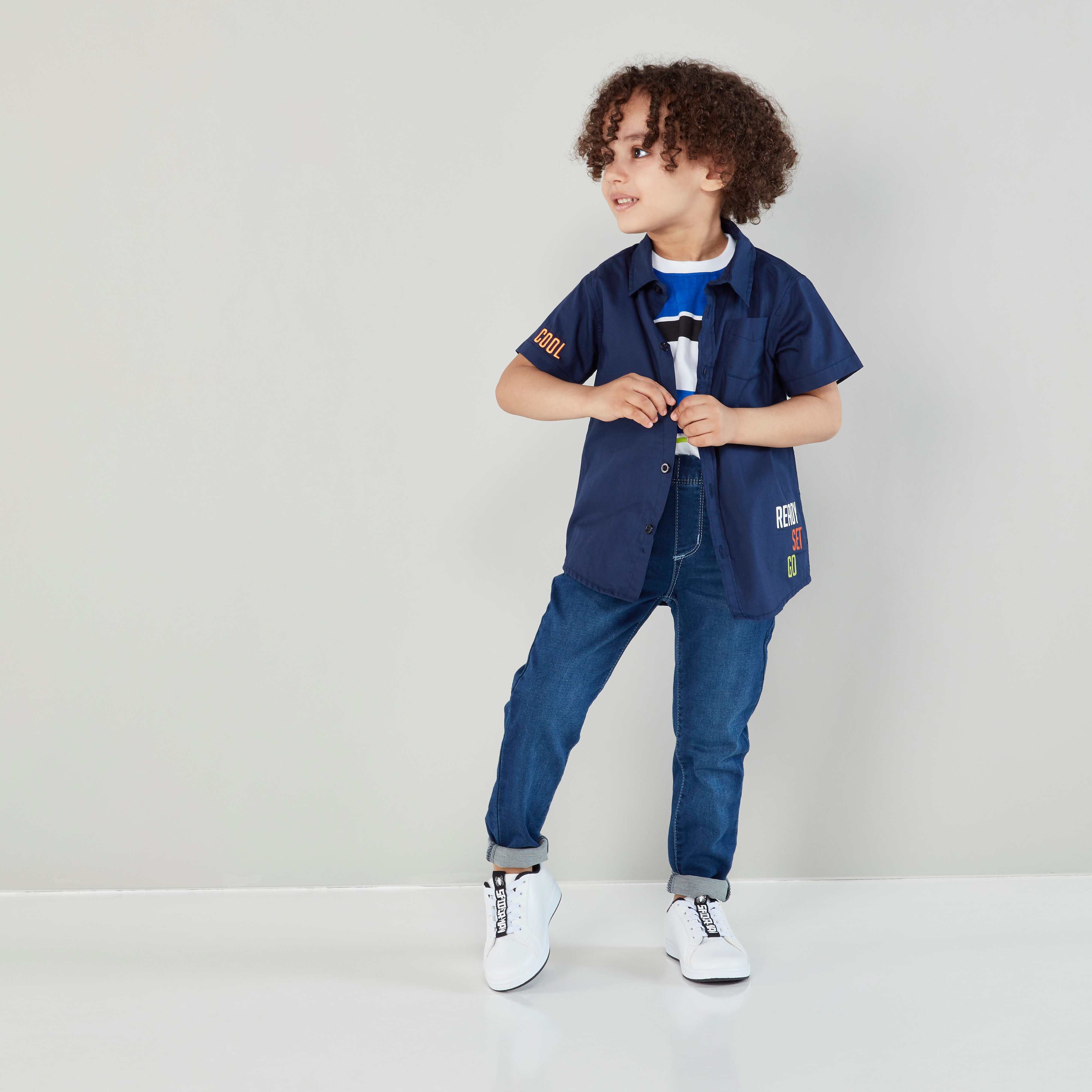 Bossini Pocket Detail Jeggings with Elasticised Waistband-girls-clothing-bottoms-jeansandjeggings-image-1