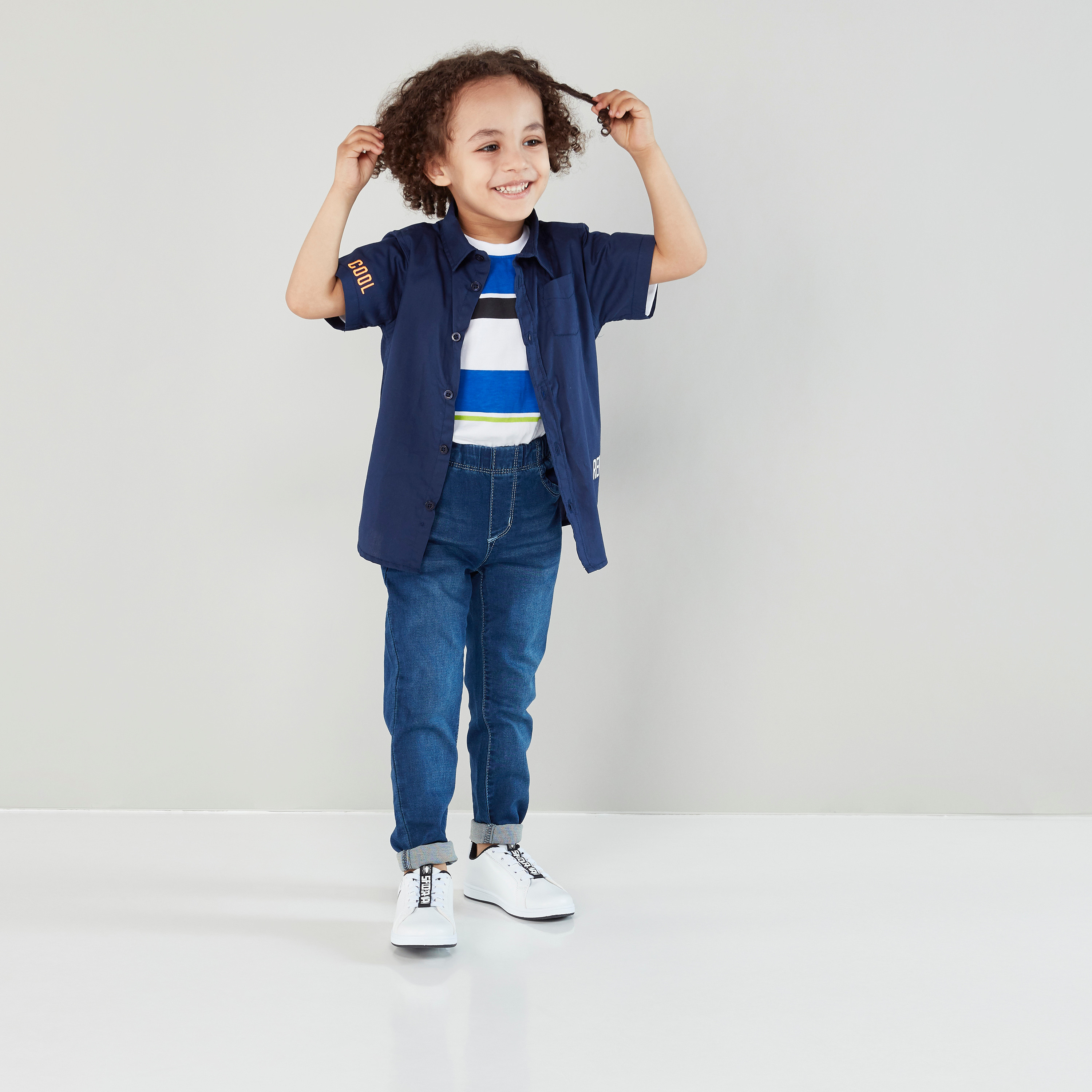 Bossini Pocket Detail Jeggings with Elasticised Waistband-girls-clothing-bottoms-jeansandjeggings-image-4
