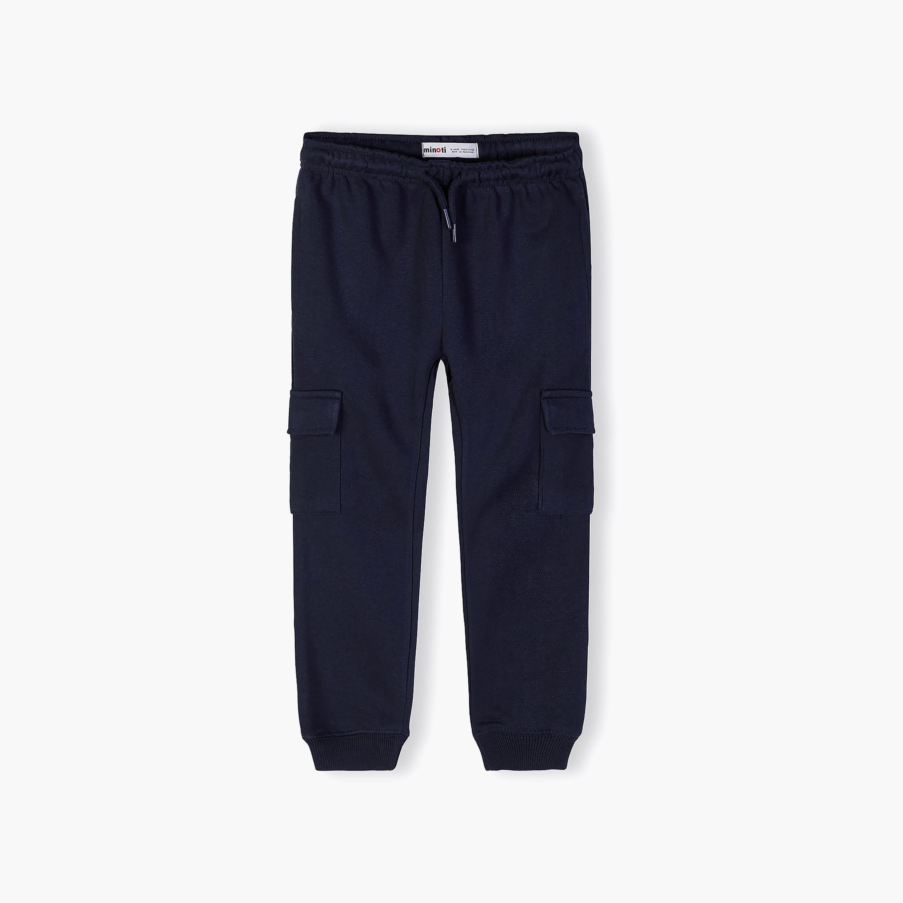 طقم بنطلون رياضي جوغر بجيوب كارغو قطعتين من مينوتي-boys-clothing-bottoms-joggersandtrackpants-image-2