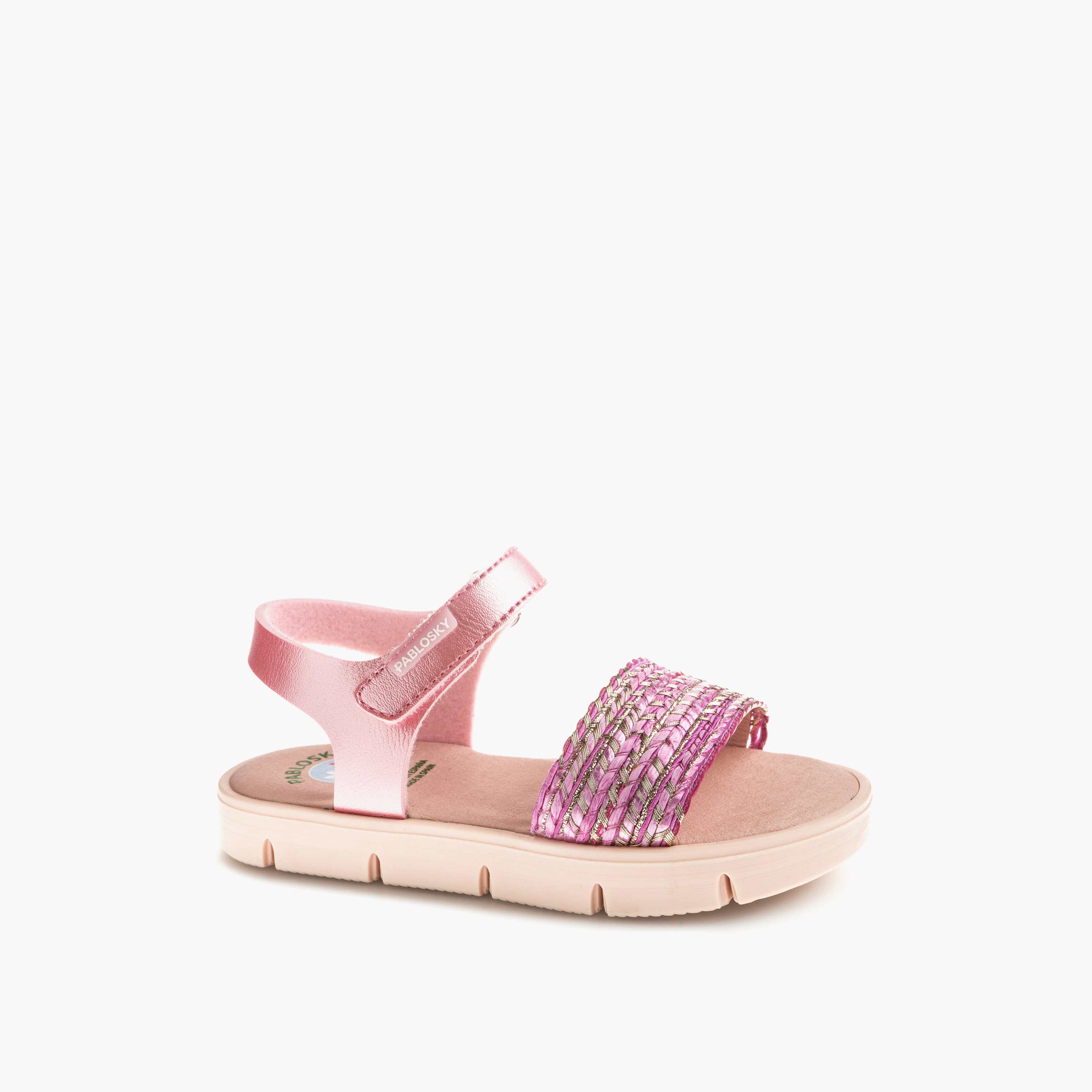 صندل بشريط إغلاق لاصق للبنات من بابلوسكي-girls-shoes-sandals-image-1