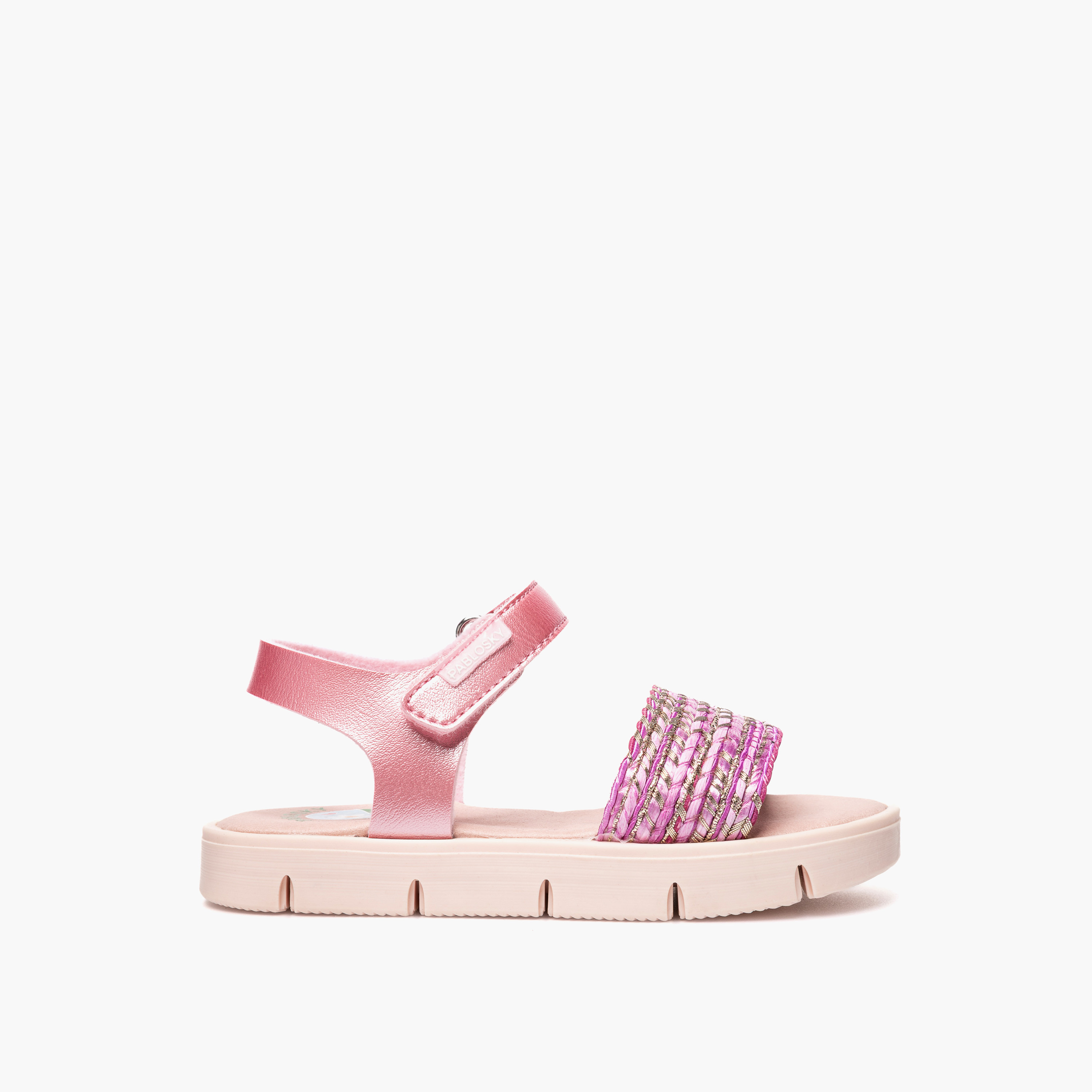 صندل بشريط إغلاق لاصق للبنات من بابلوسكي-girls-shoes-sandals-image-2