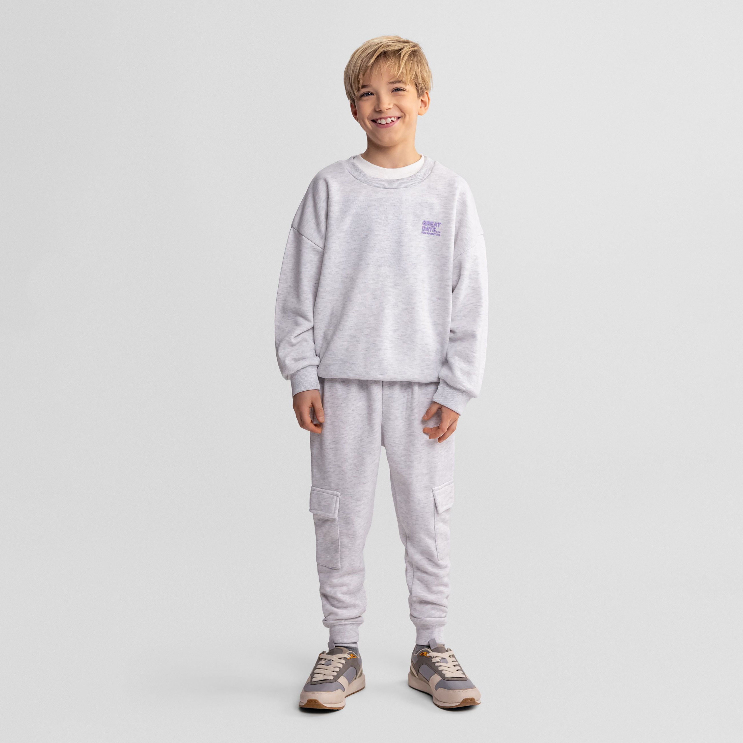 طقم بنطلون رياضي جوغر بجيوب كارغو قطعتين من مينوتي-boys-clothing-bottoms-joggersandtrackpants-image-2