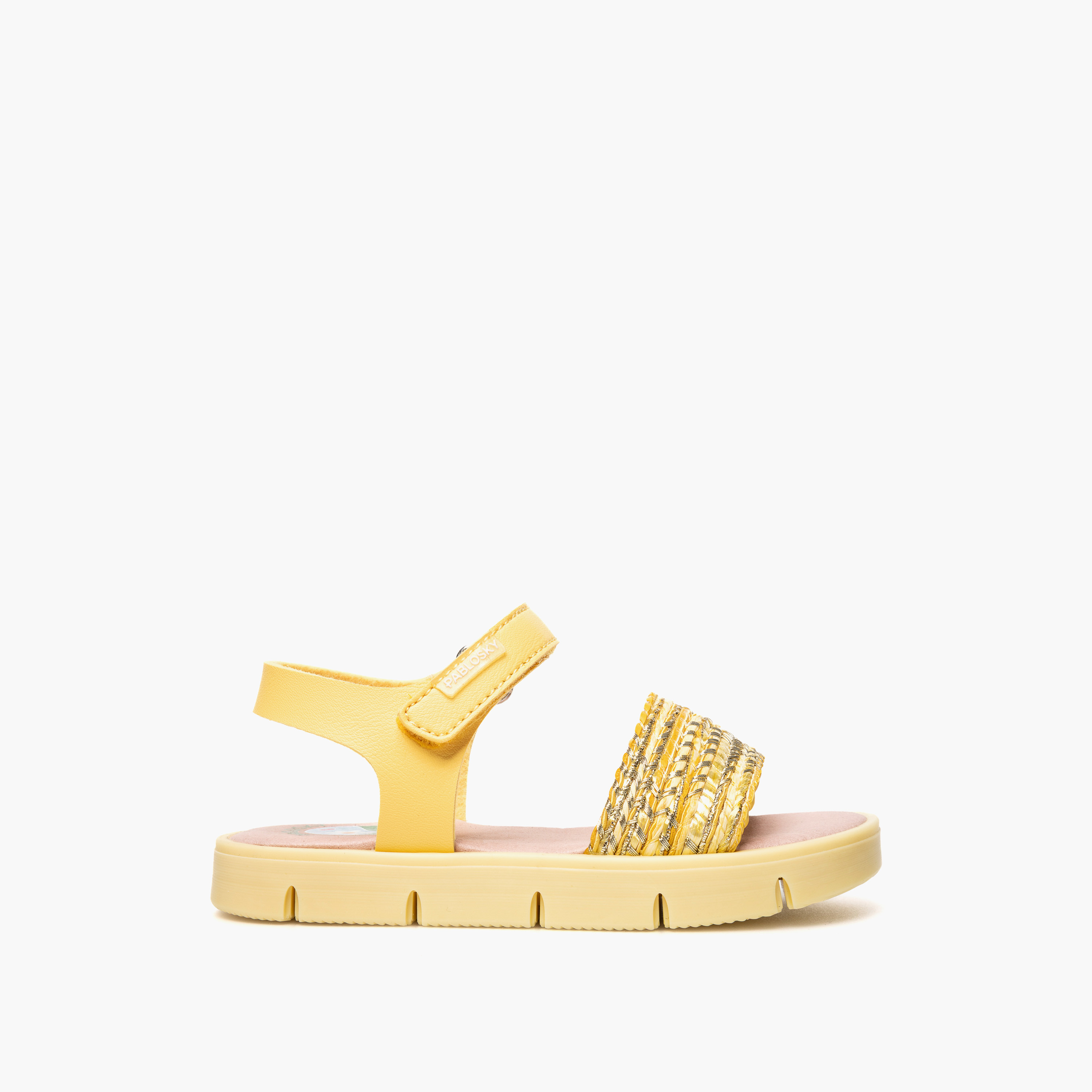Pablosky Girls Embellished Hook & Loop Sandals-girls-shoes-sandals-image-2