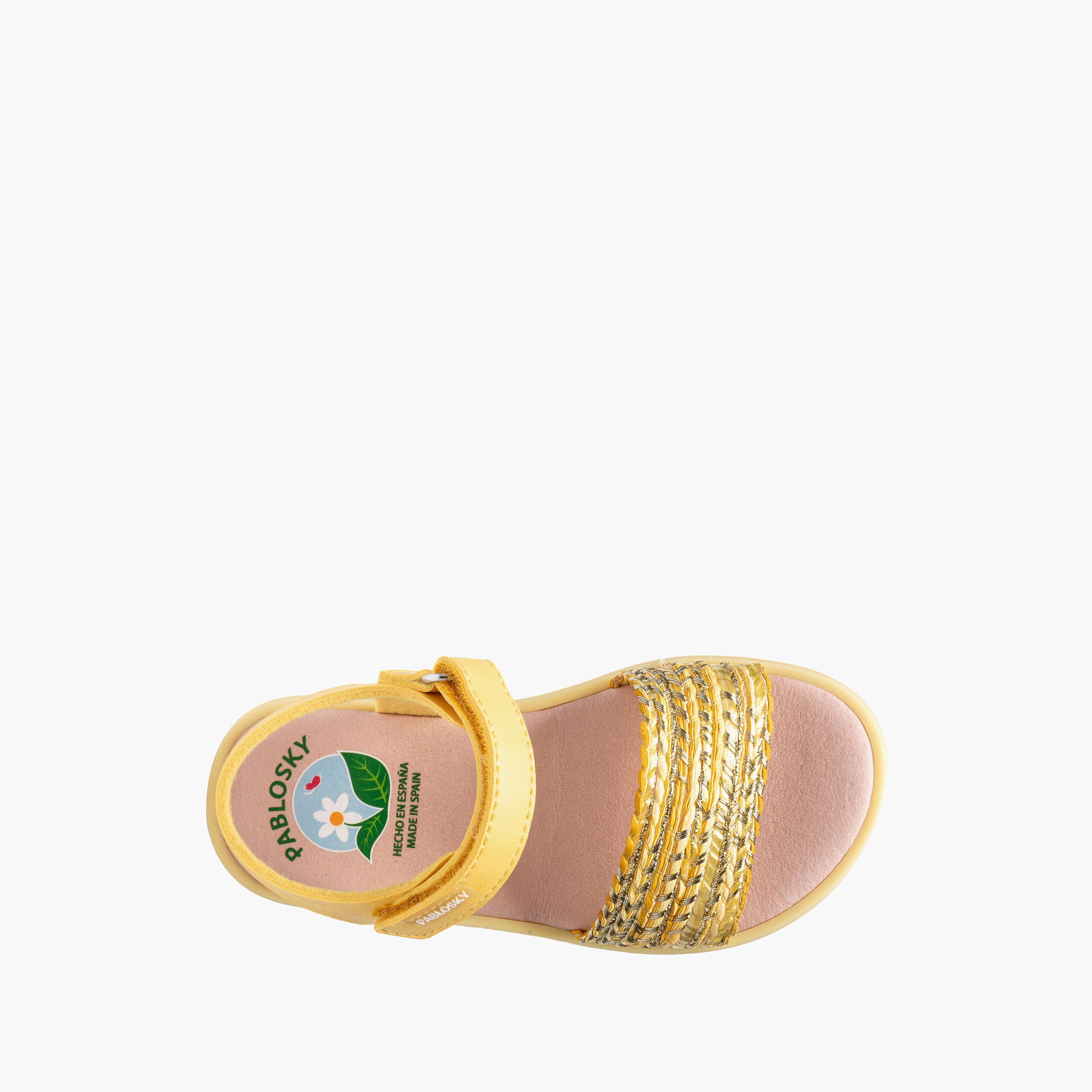 Pablosky Girls Embellished Hook & Loop Sandals-girls-shoes-sandals-image-4