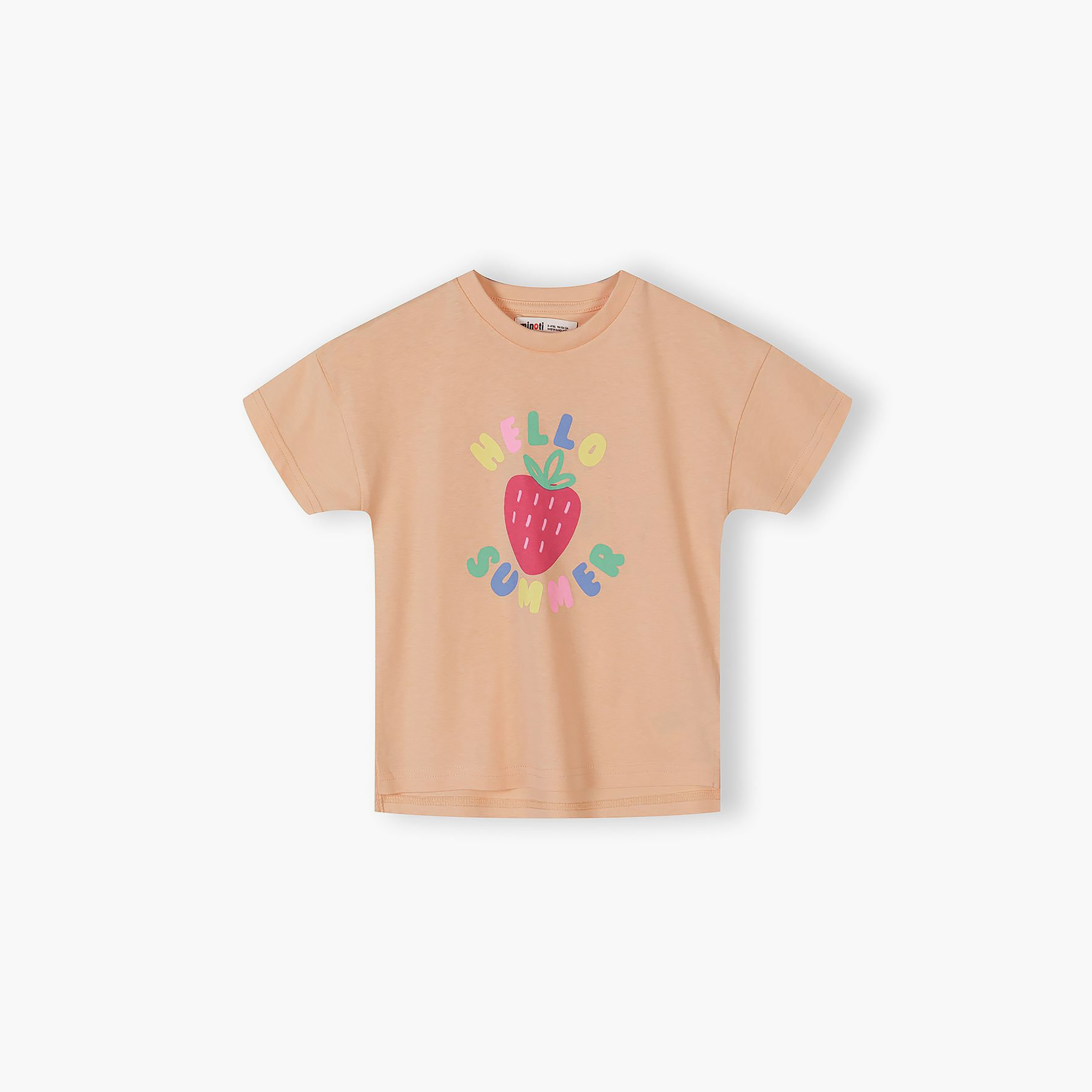Minoti 5-Piece Short Sleeves Fruit Printed T-Shirt Set-baby-girls-clothing-tshirts-image-2
