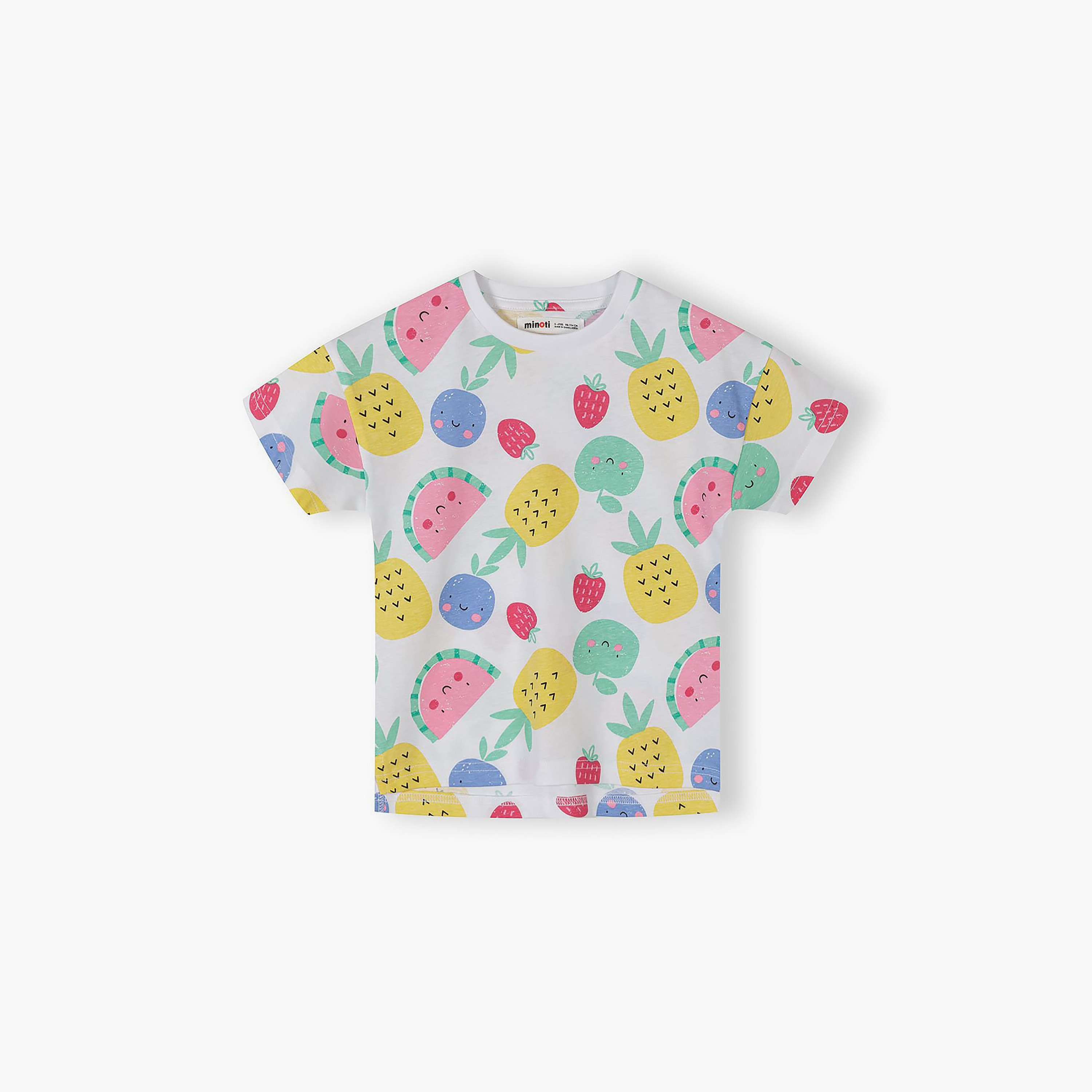 Minoti 5-Piece Short Sleeves Fruit Printed T-Shirt Set-baby-girls-clothing-tshirts-image-3