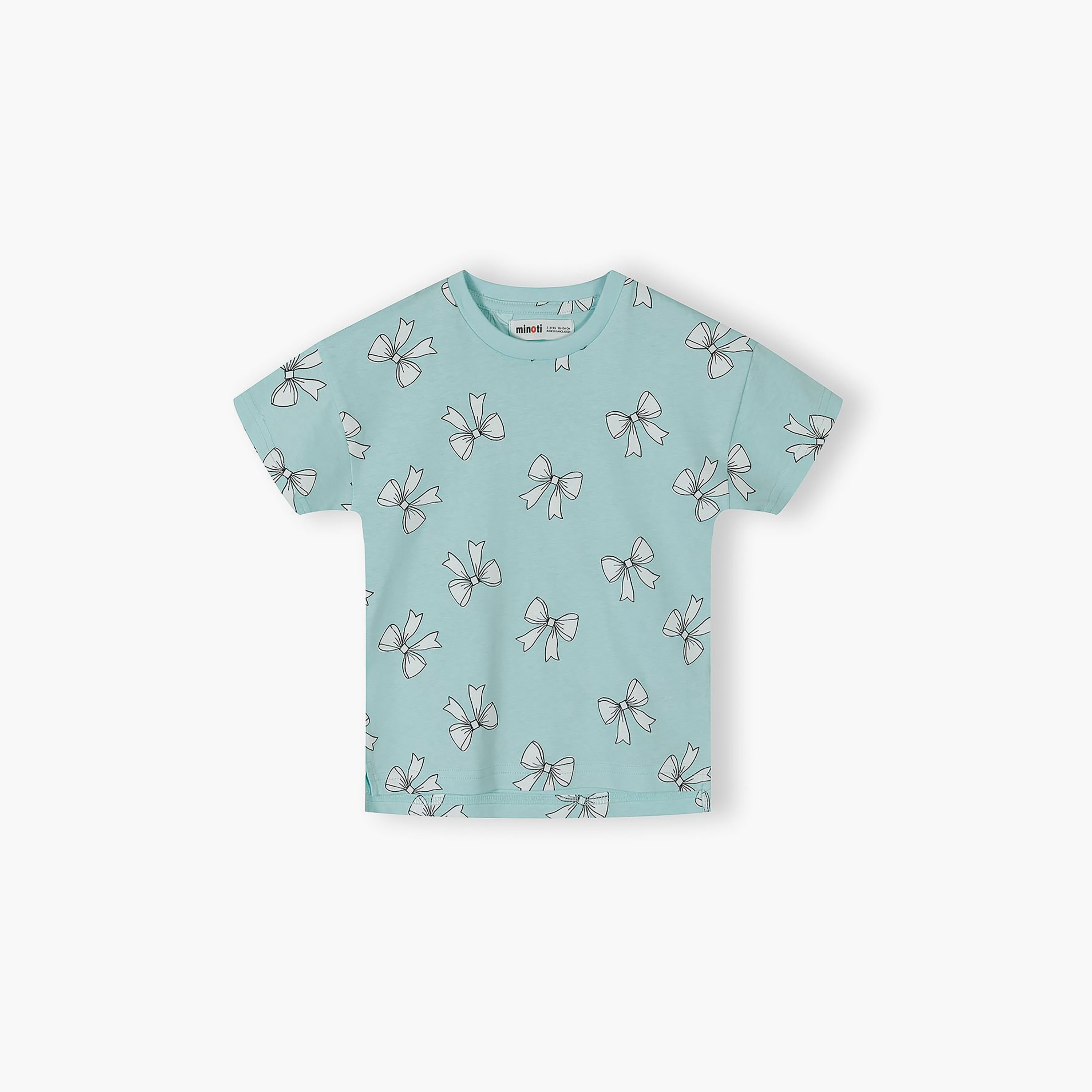 Minoti 5-Piece Short Sleeves Bows Printed T-Shirt Set-baby-girls-clothing-tshirts-image-4