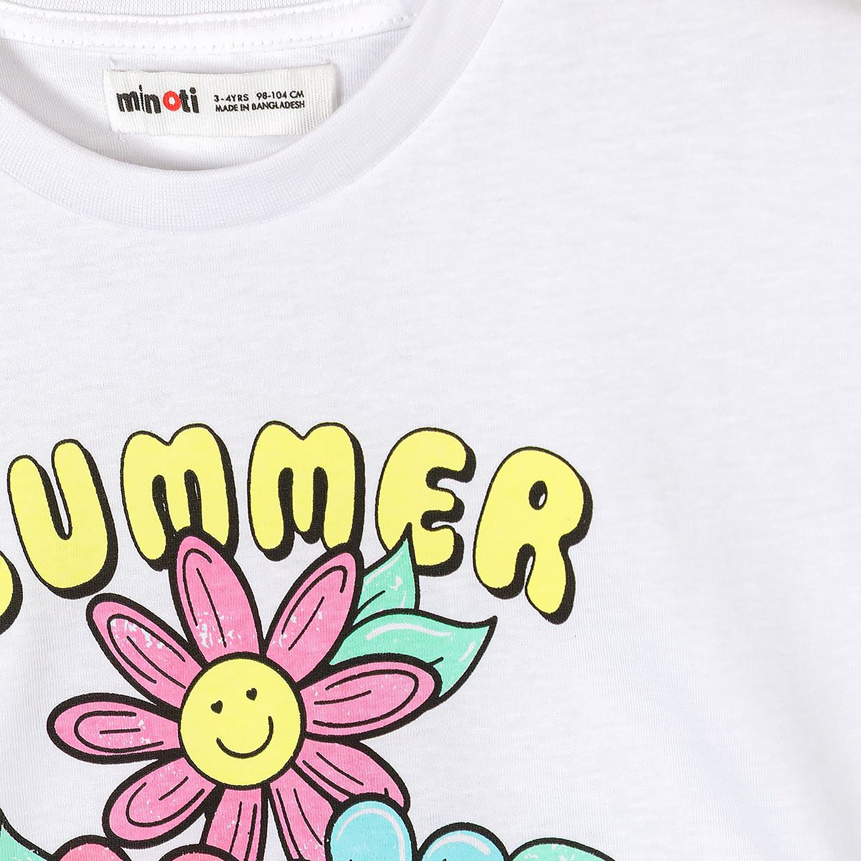 Minoti 5-Piece Short Sleeves Flower Printed T-Shirt Set-baby-girls-clothing-tshirts-image-9