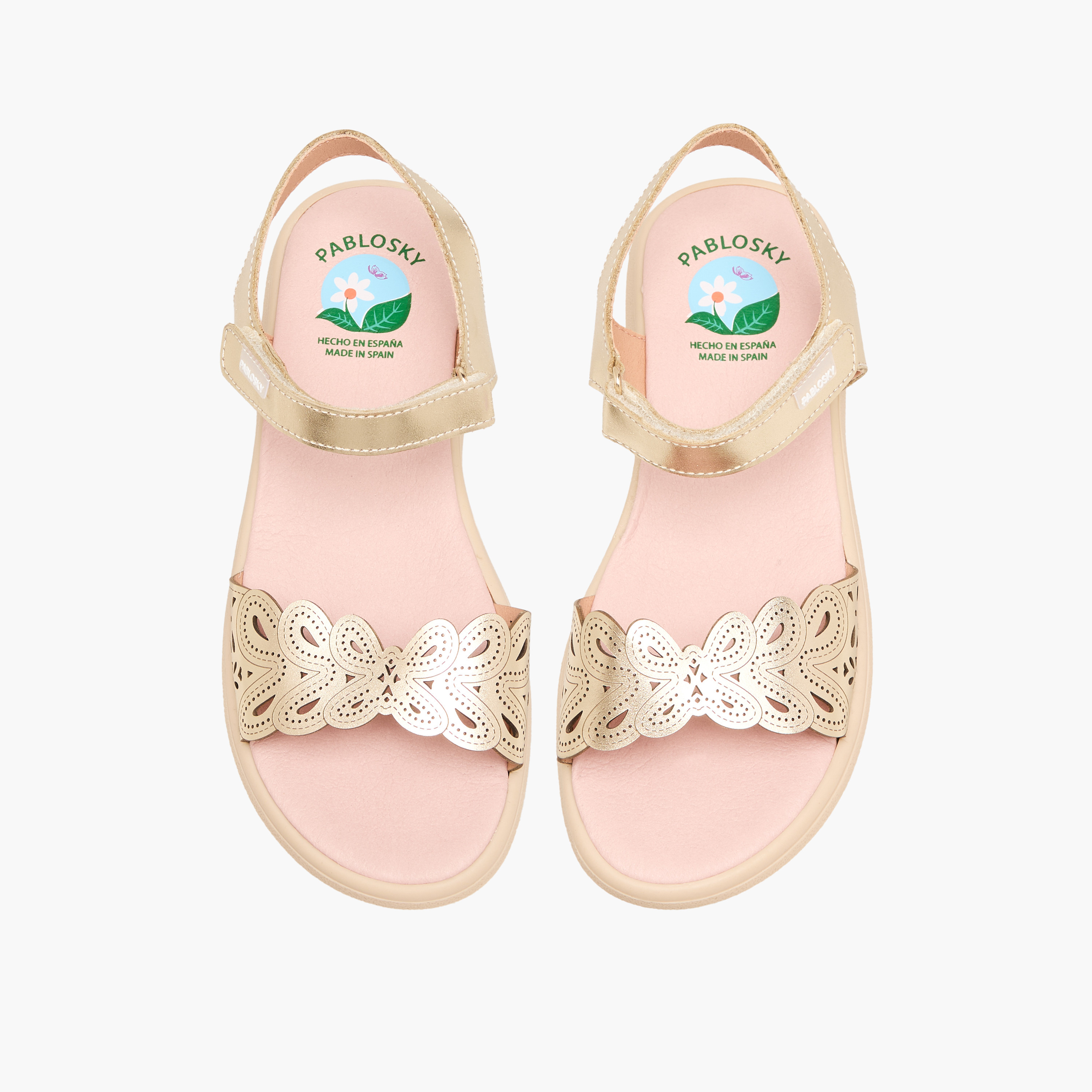 Pablosky Girls Hook & Loop Sandals-girls-shoes-sandals-image-1