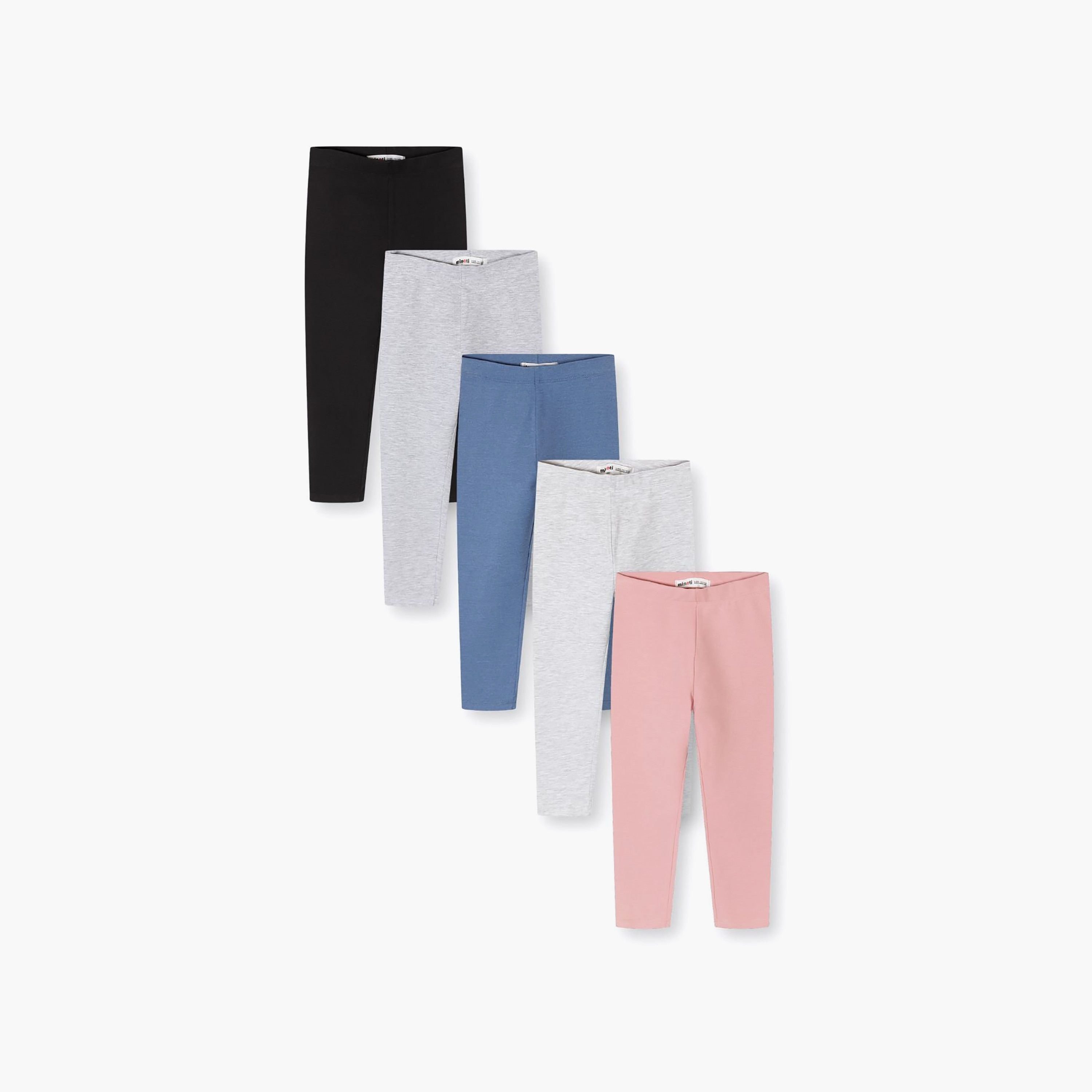 طقم ليجنز جيرسيه 5 قطع من مينوتي-girls-clothing-bottoms-leggings-image-1