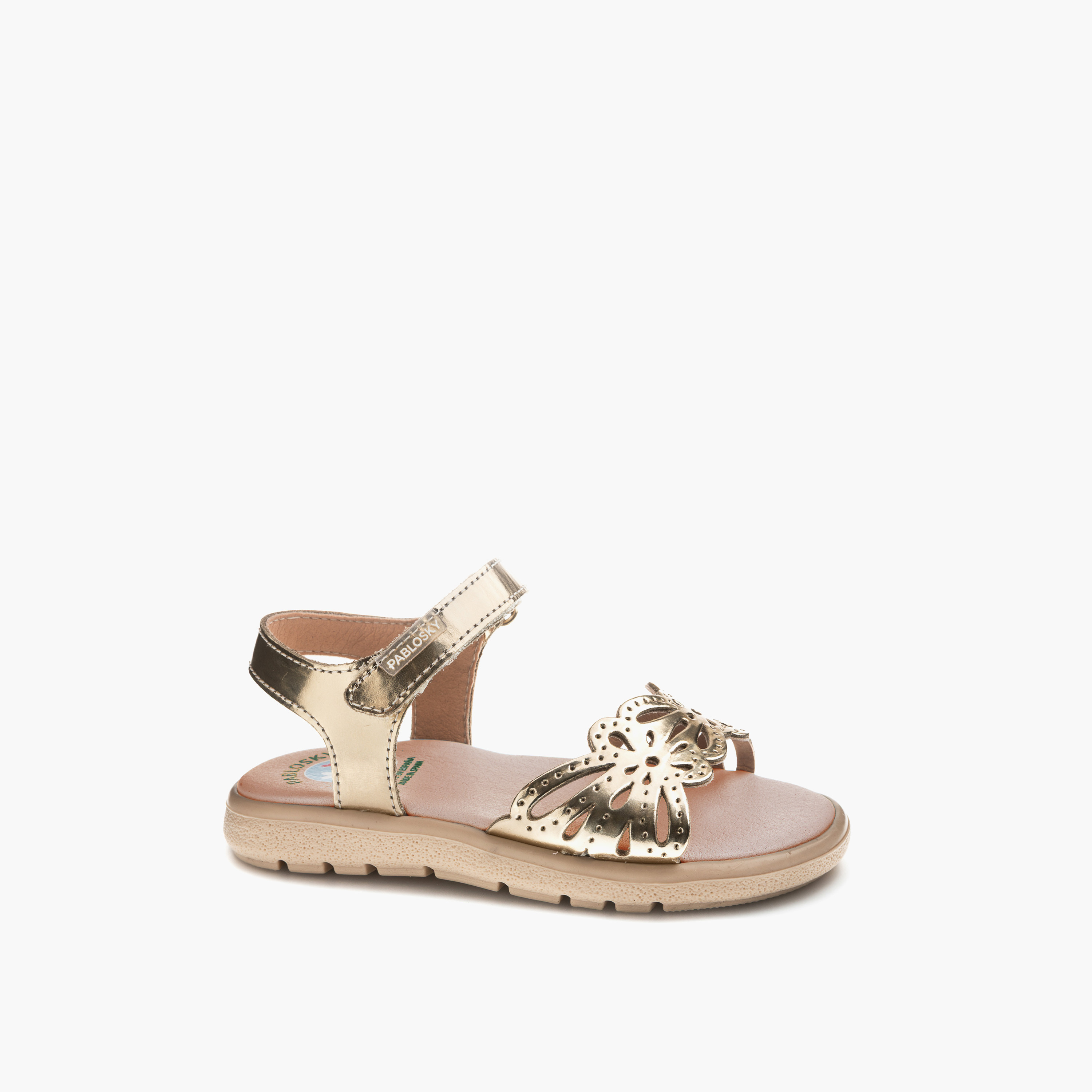 Pablosky Girls Sandals with Hook & Loop Closure-girls-shoes-sandals-image-1
