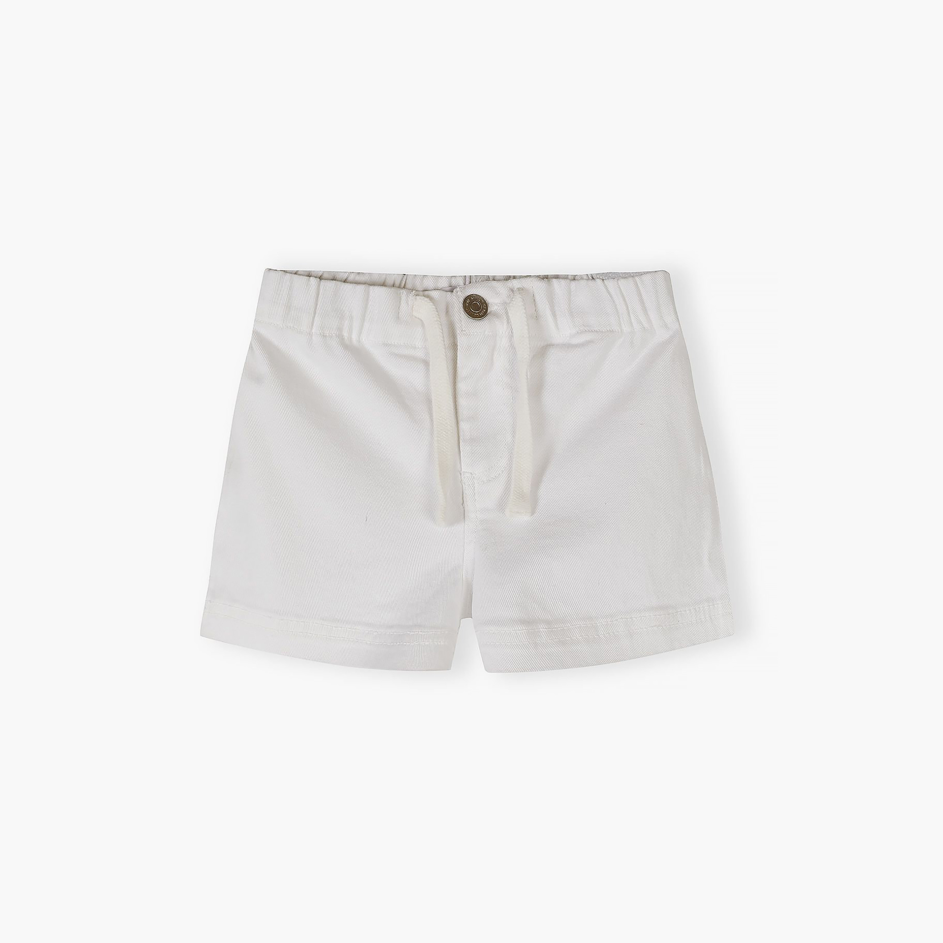 Minoti 2-Piece Elastic Waistband Twill Shorts Set-girls-clothing-bottoms-shorts-image-2