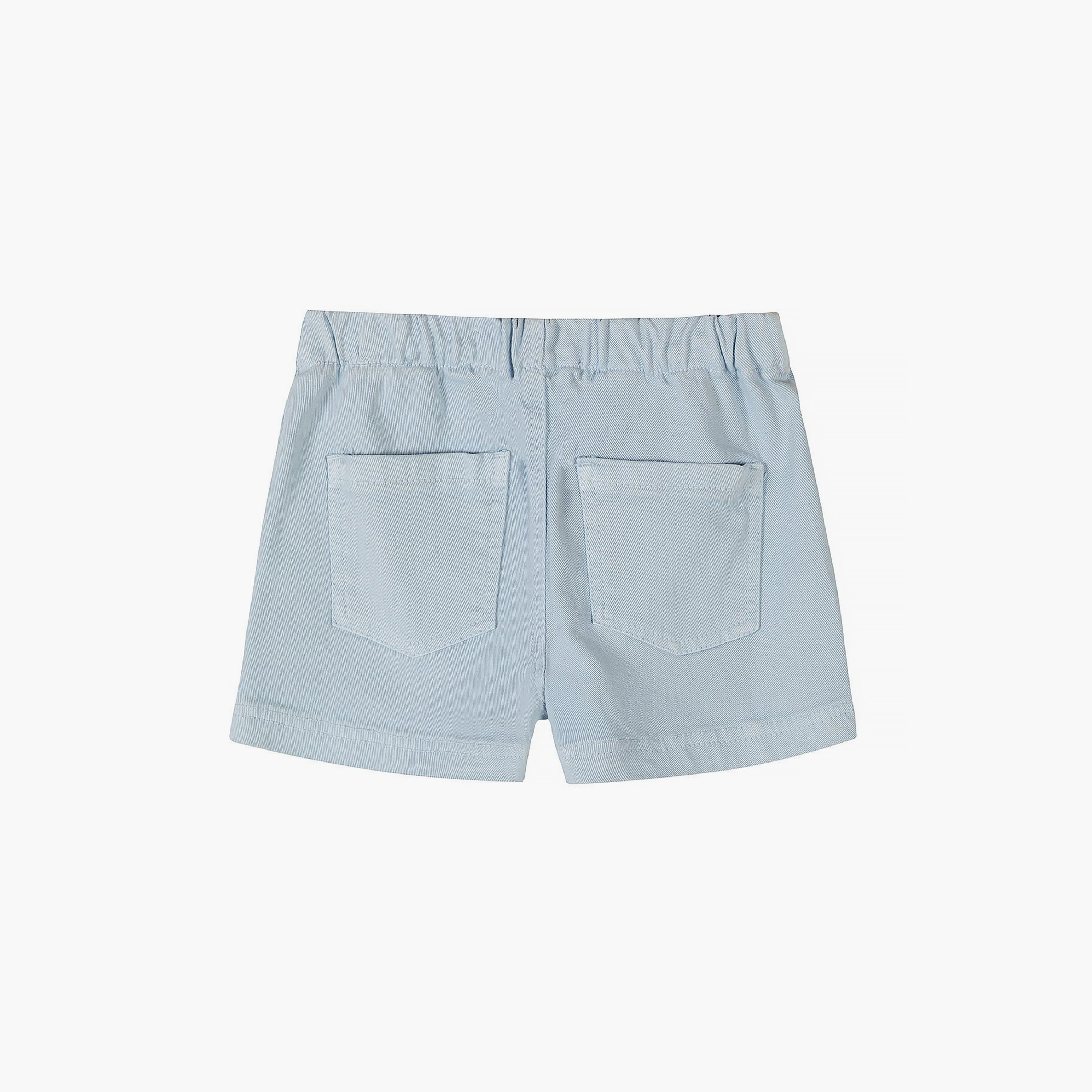 Minoti 2-Piece Elastic Waistband Twill Shorts Set-girls-clothing-bottoms-shorts-image-3