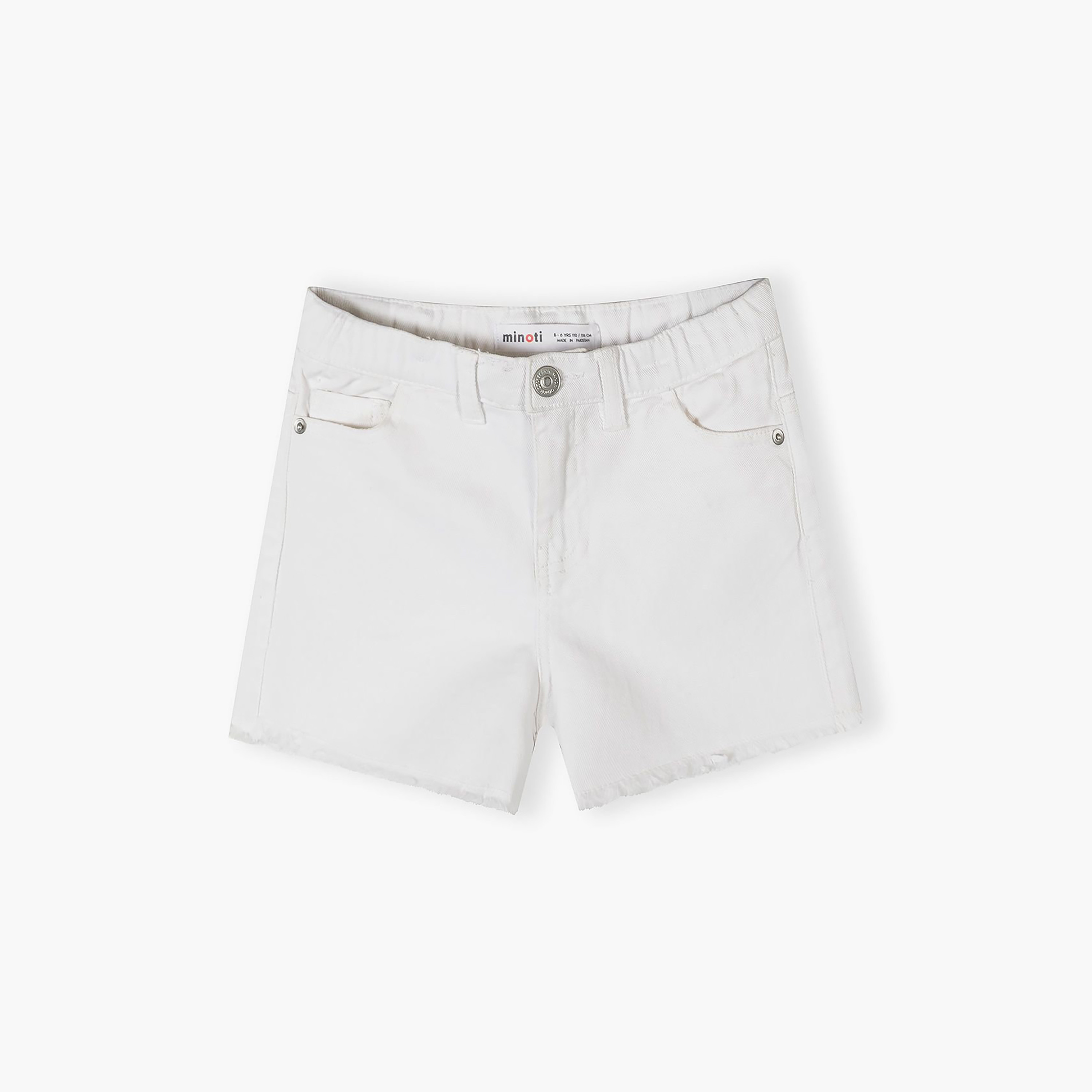 طقم شورت تويل بأزرار وخصر مطاطي قطعتين من مينوتي-girls-clothing-bottoms-shorts-image-4