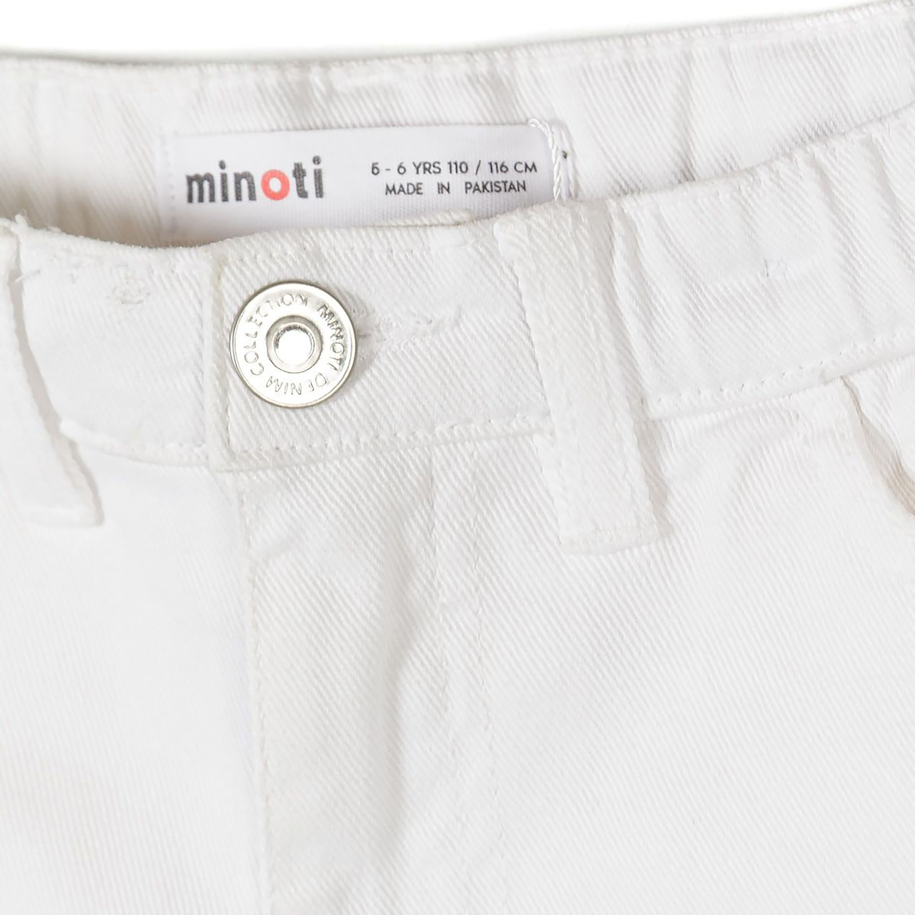 Minoti 2-Piece Elastic Buttoned Twill Shorts Set-girls-clothing-bottoms-shorts-image-6