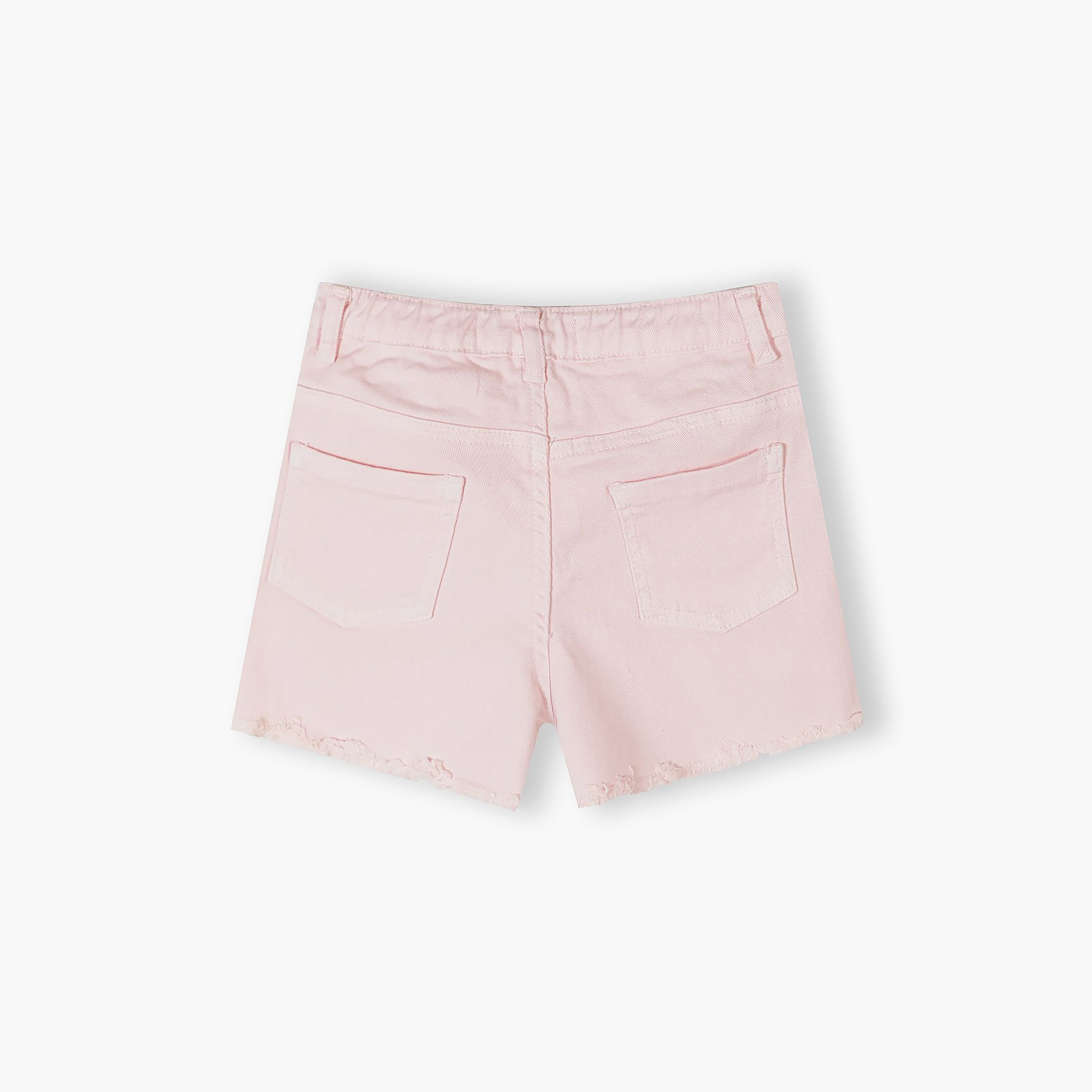 طقم شورت تويل بأزرار وخصر مطاطي قطعتين من مينوتي-girls-clothing-bottoms-shorts-image-3