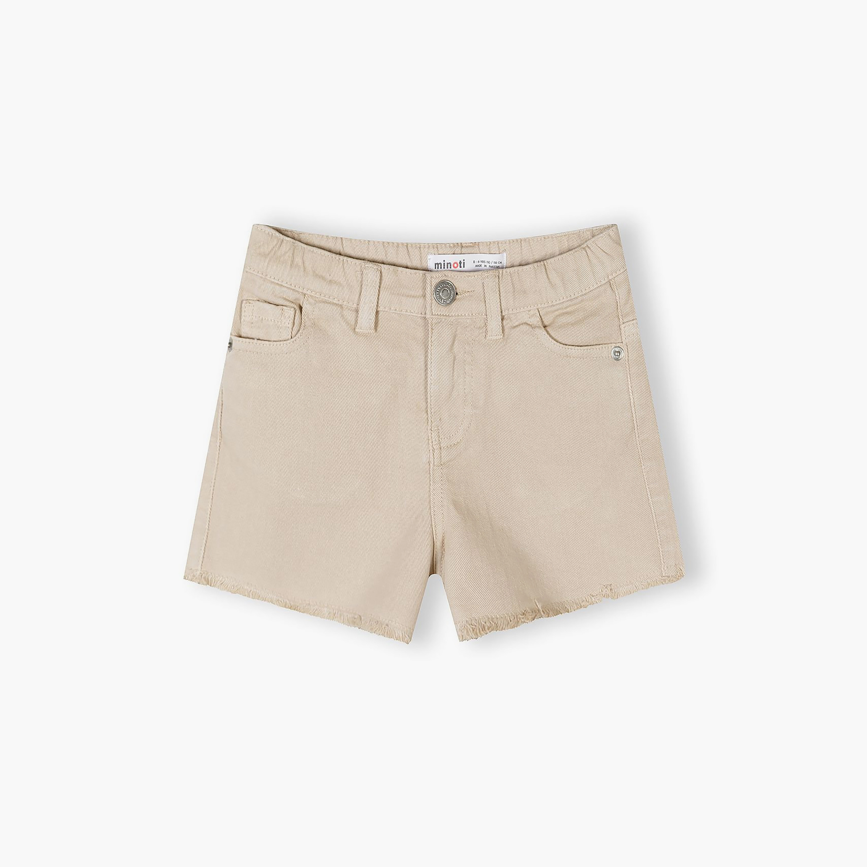 طقم شورت تويل بأزرار وخصر مطاطي قطعتين من مينوتي-girls-clothing-bottoms-shorts-image-4