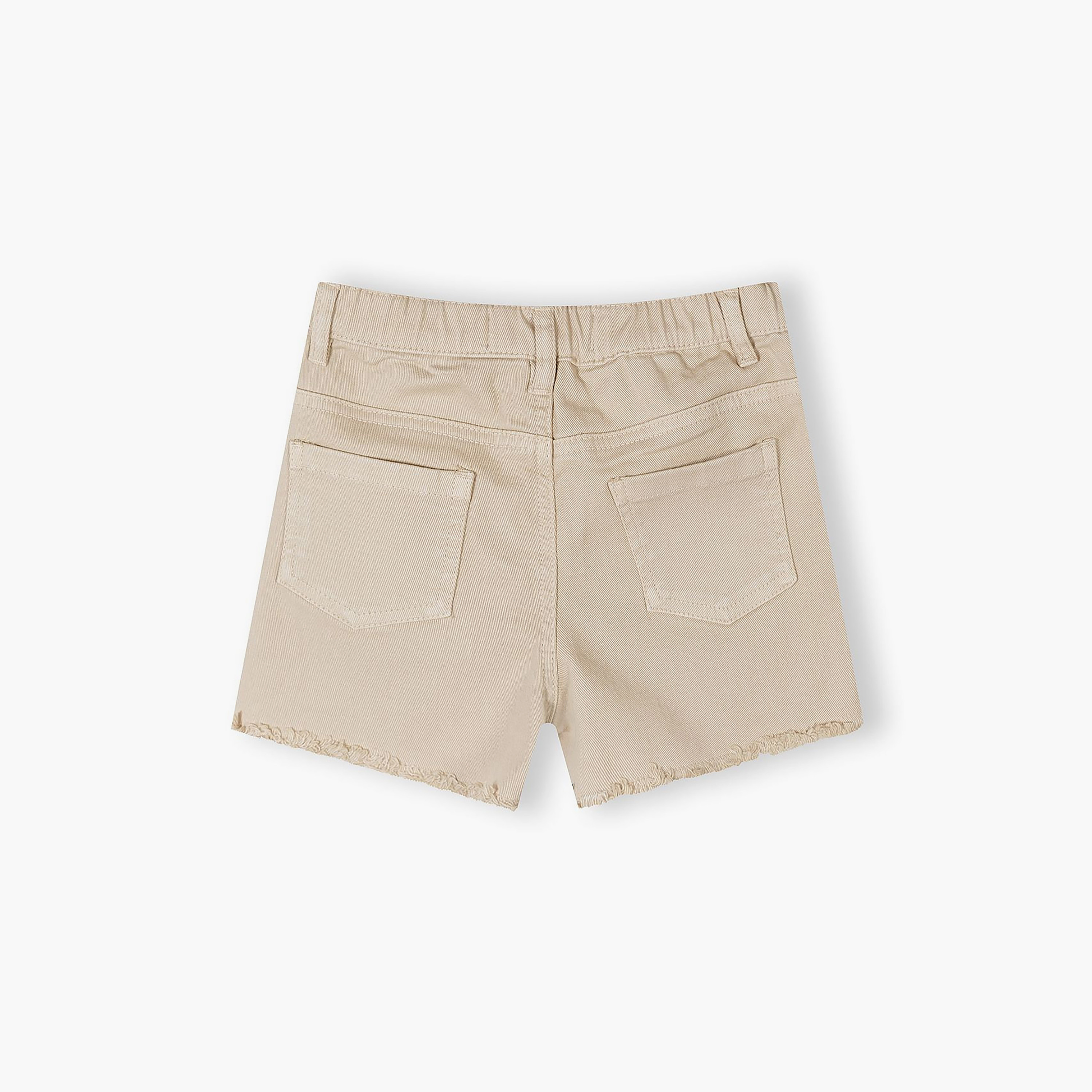 طقم شورت تويل بأزرار وخصر مطاطي قطعتين من مينوتي-girls-clothing-bottoms-shorts-image-5