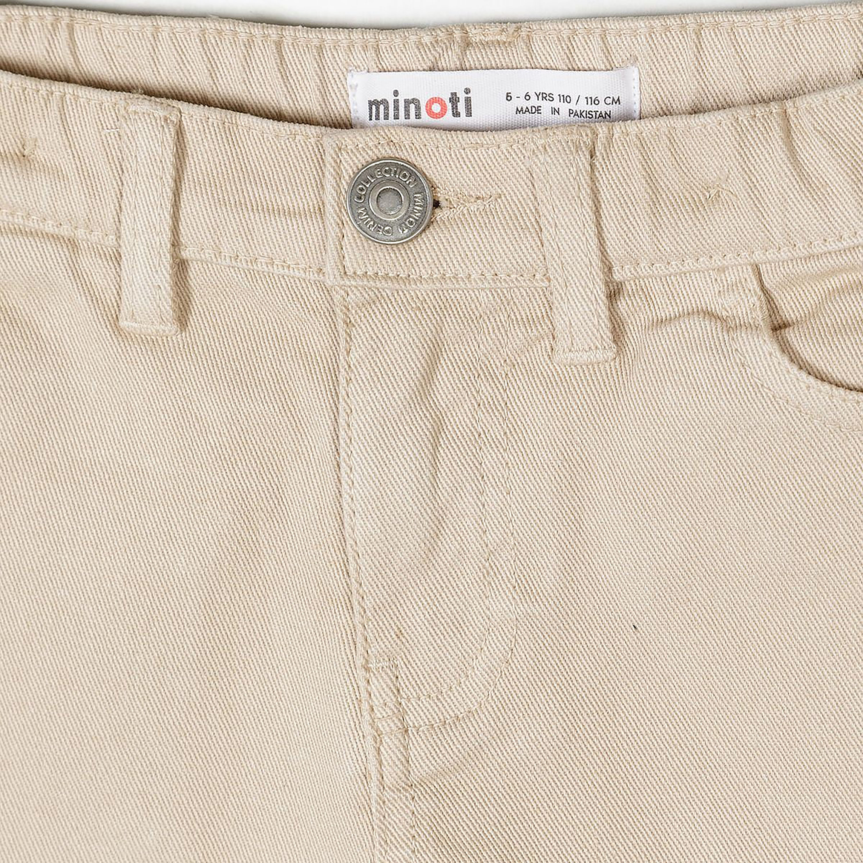 Minoti 2-Piece Elastic Buttoned Twill Shorts Set-girls-clothing-bottoms-shorts-image-6