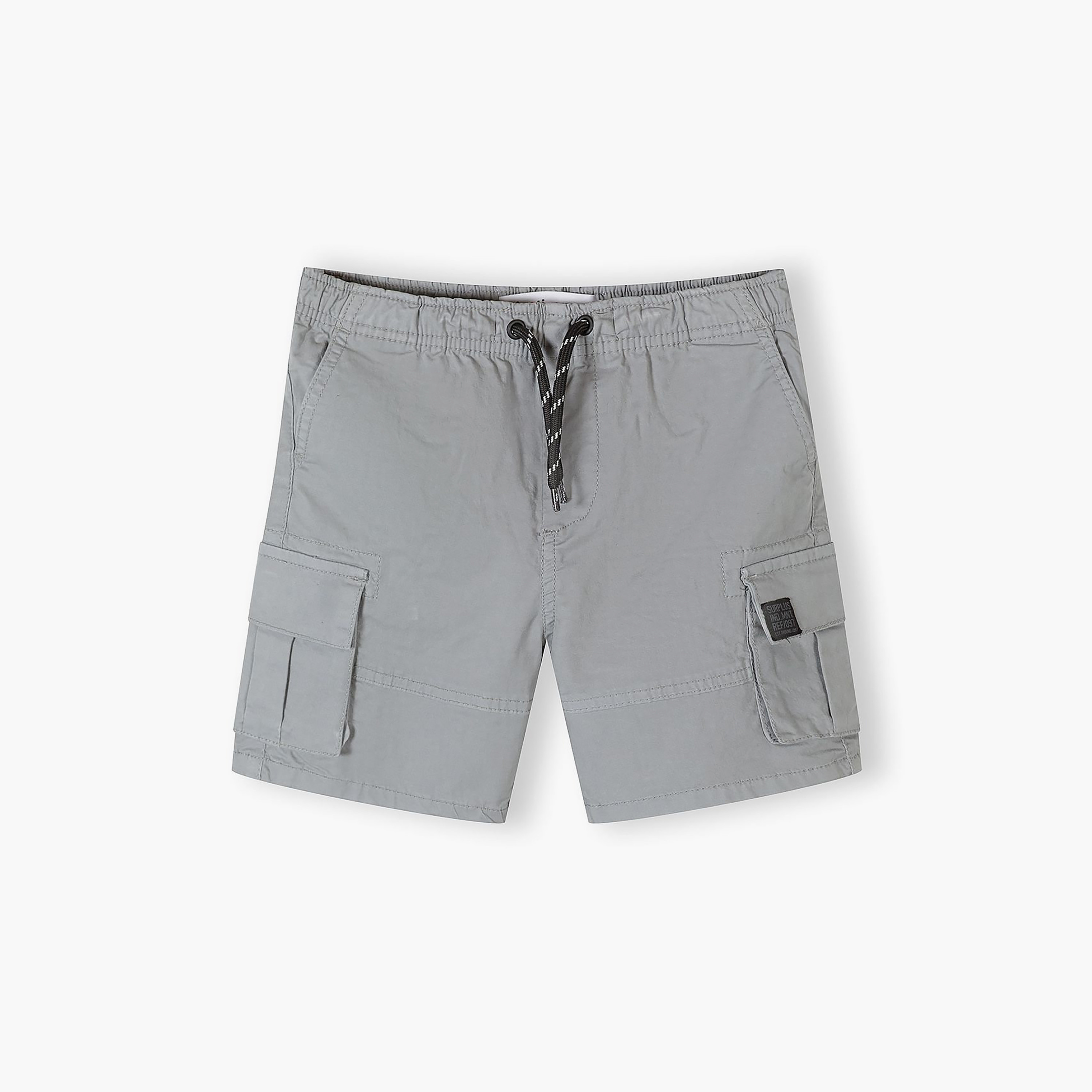 طقم شورتات "كومبات" بجيوب وخصر مطاطي ورباط قطعتين من مينوتي-boys-clothing-bottoms-shorts-image-4