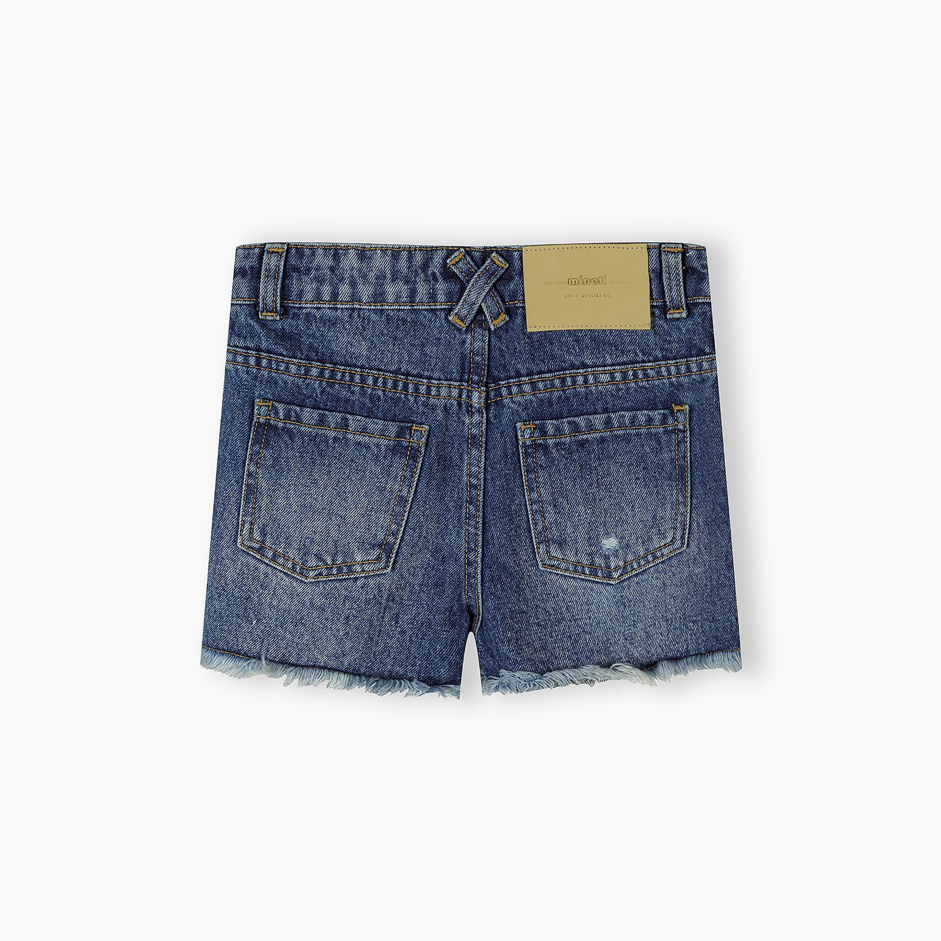 Minoti 2-Piece Ribbed Denim Shorts Set-girls-clothing-bottoms-shorts-image-6