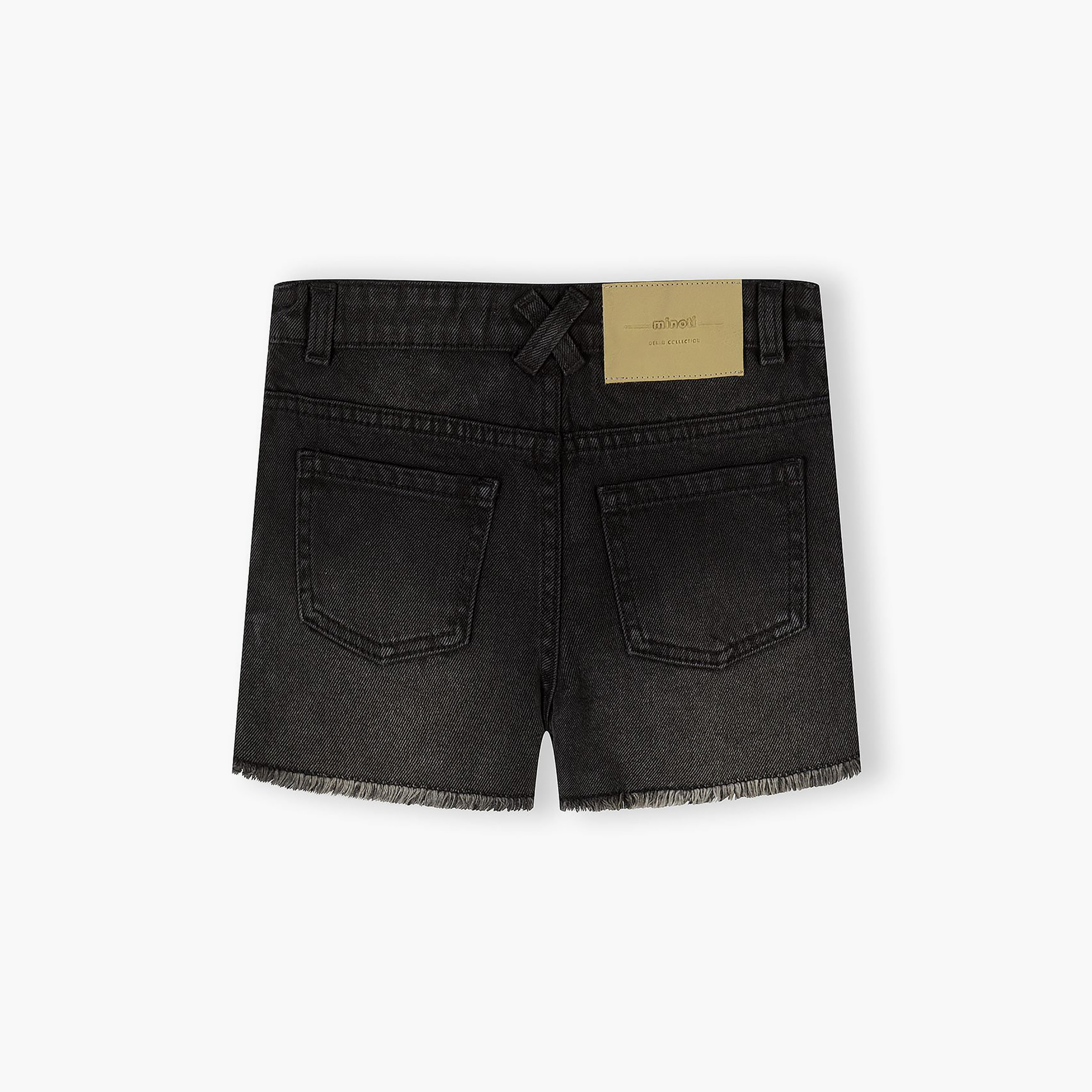 Minoti 2-Piece Ribbed Denim Shorts Set-girls-clothing-bottoms-shorts-image-5