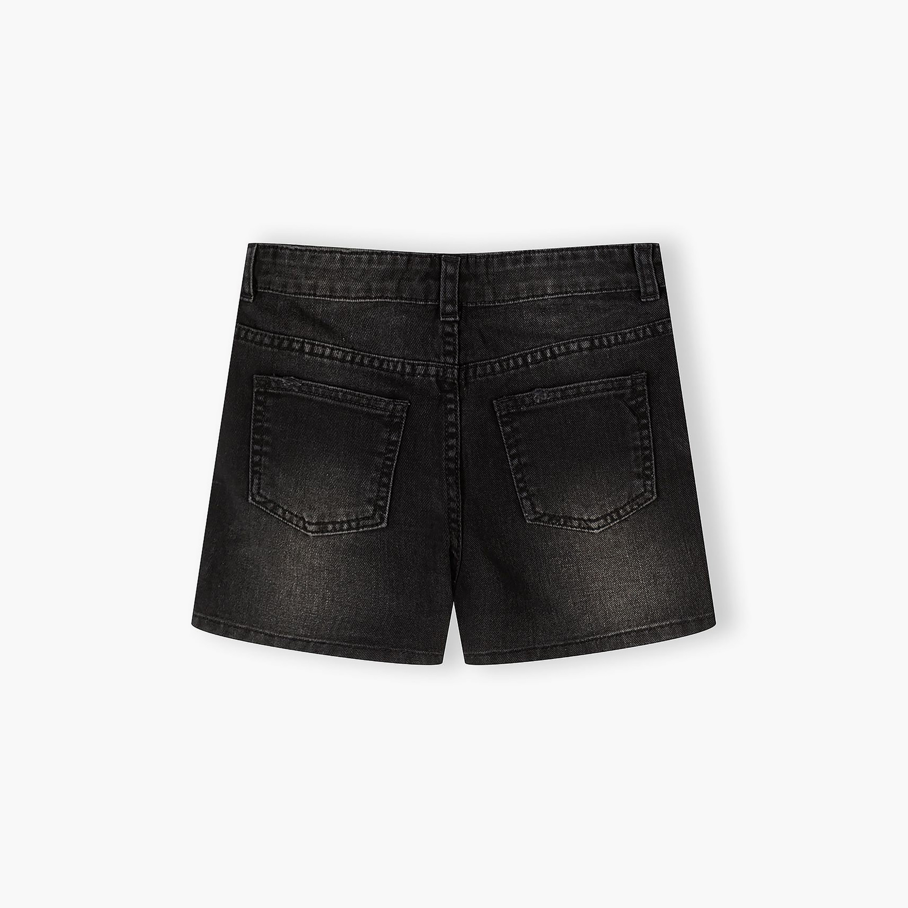 طقم شورت دينيم بخصر عال قطعتين من مينوتي-girls-clothing-bottoms-shorts-image-5