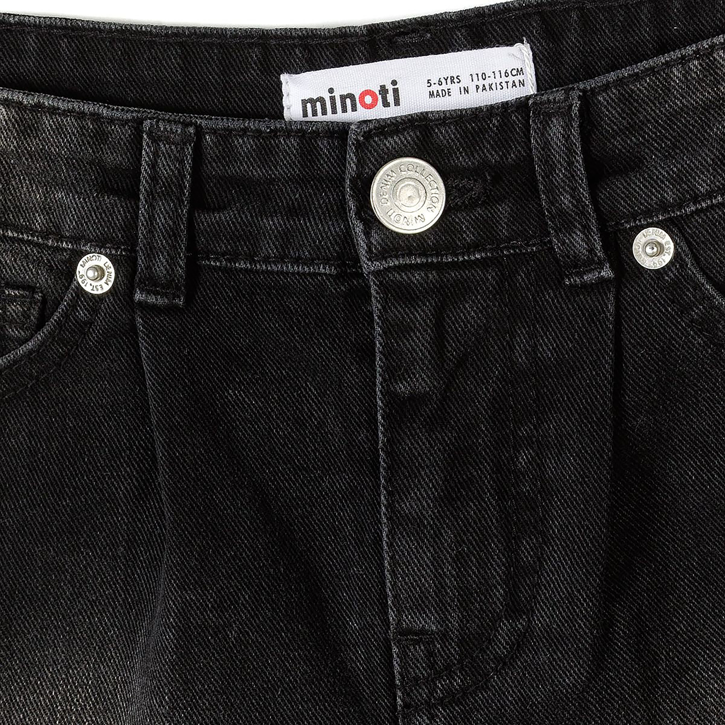 Minoti 2-Piece High Waist Denim Shorts Set-girls-clothing-bottoms-shorts-image-6