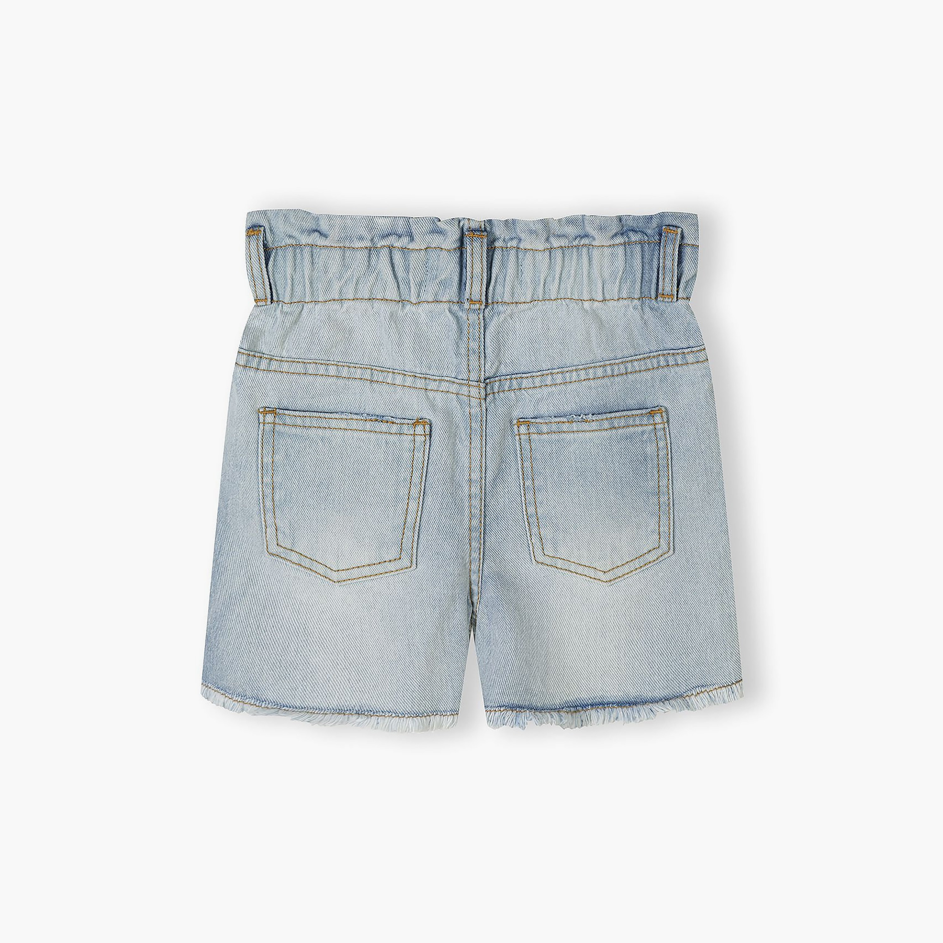 طقم شورت بخصر مطاطي قطعتين من مينوتي-girls-clothing-bottoms-shorts-image-5