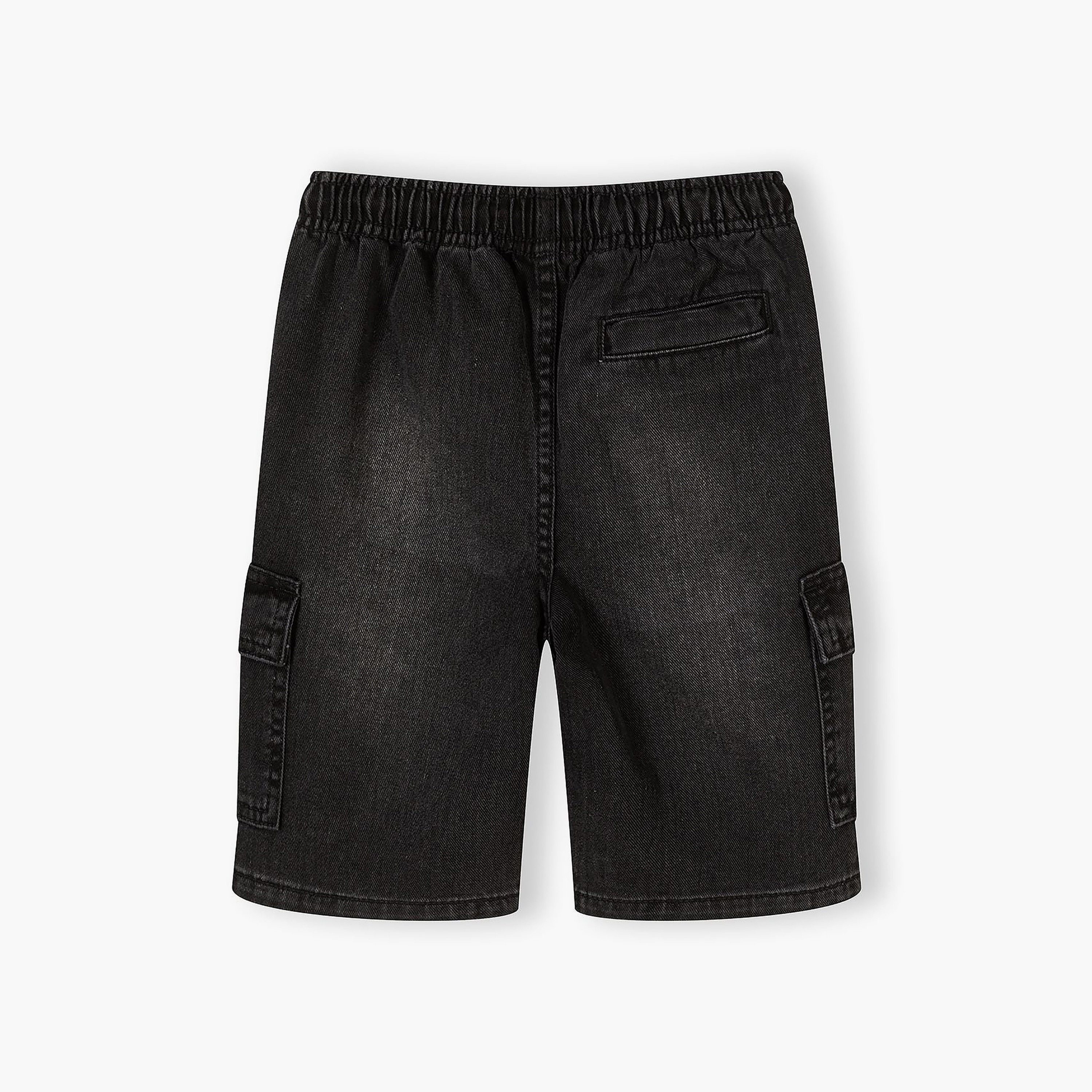 Minoti 2-Piece Elasticated Drawstring Pocketed Denim Shorts Set-boys-clothing-bottoms-shorts-image-3