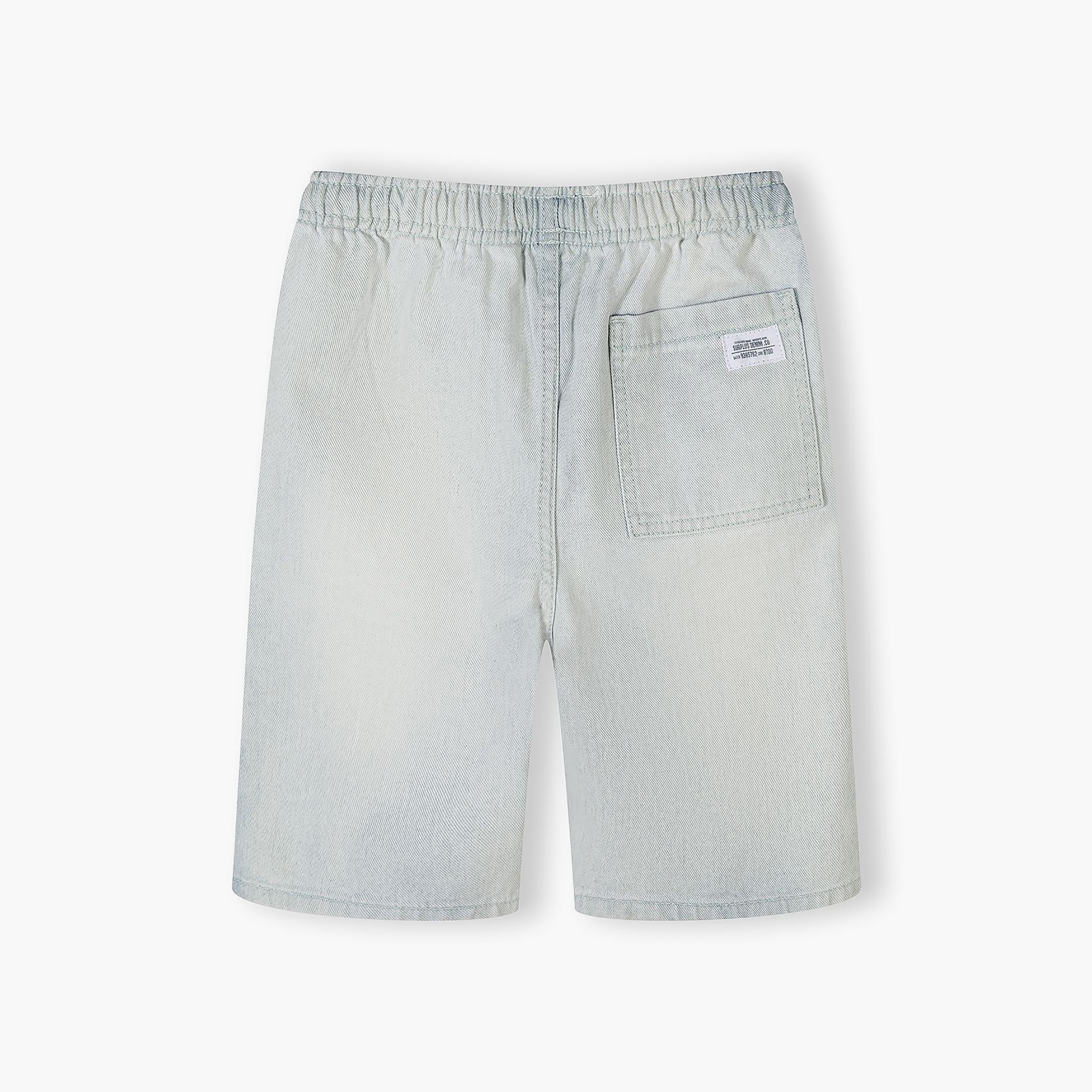 طقم شورتات دينيم بخصر مطاطي ورباط قطعتين من مينوتي-boys-clothing-bottoms-shorts-image-3
