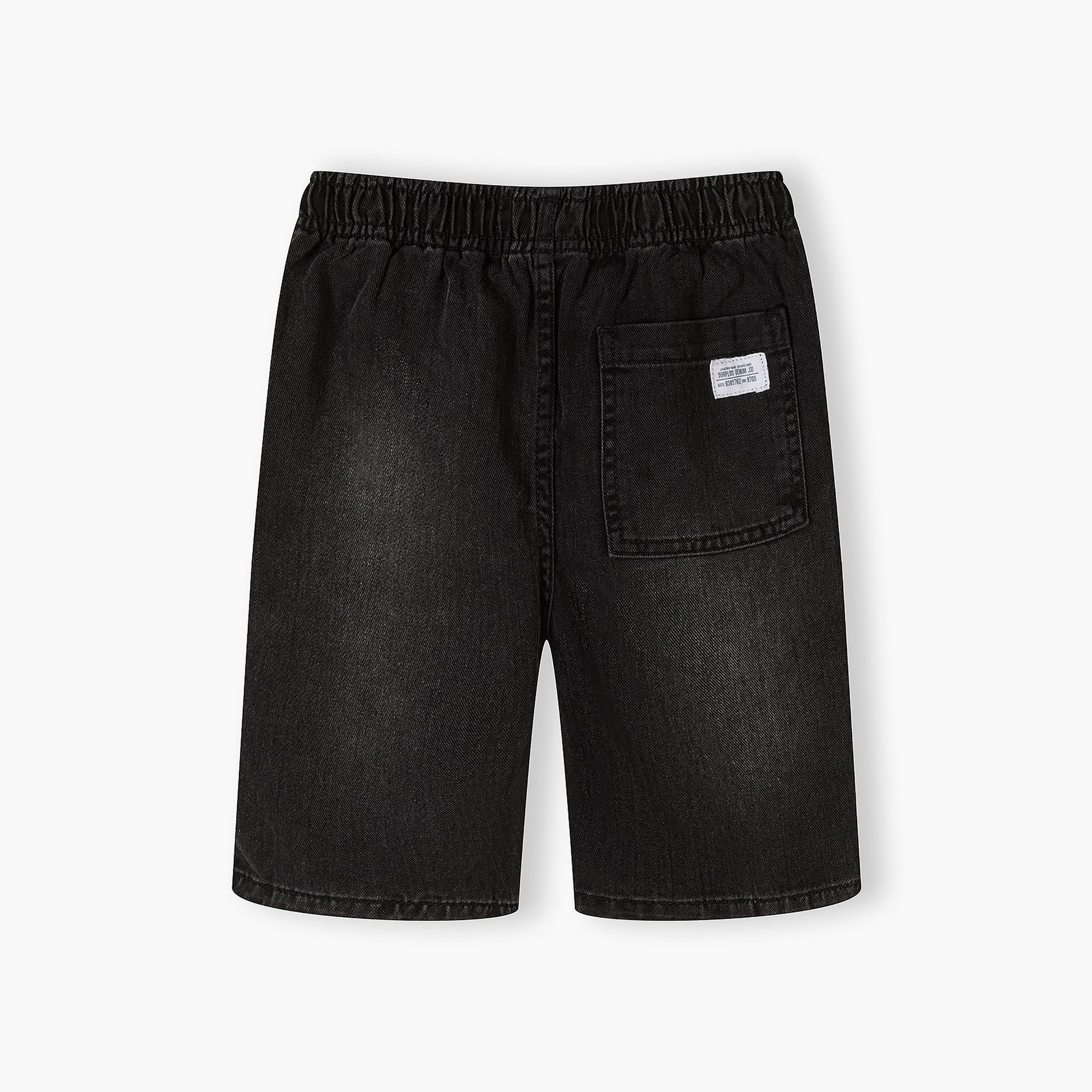 Minoti 2-Piece Elasticated Drawstring Denim Shorts Set-boys-clothing-bottoms-shorts-image-3