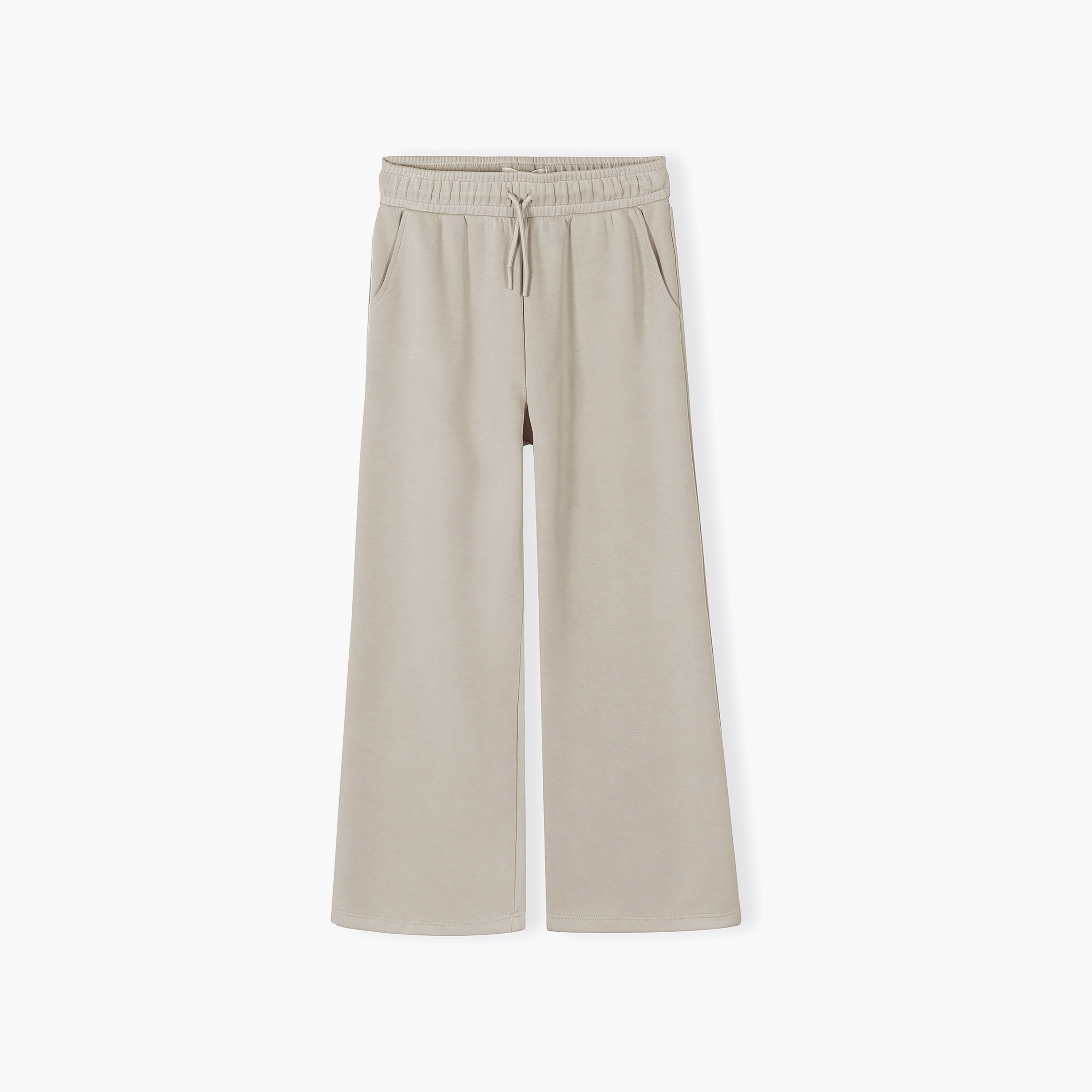 Minoti Polyester Blend Wide Leg Elasticated Drawstring Pants-girls-clothing-bottoms-joggersandtrackpants-image-4