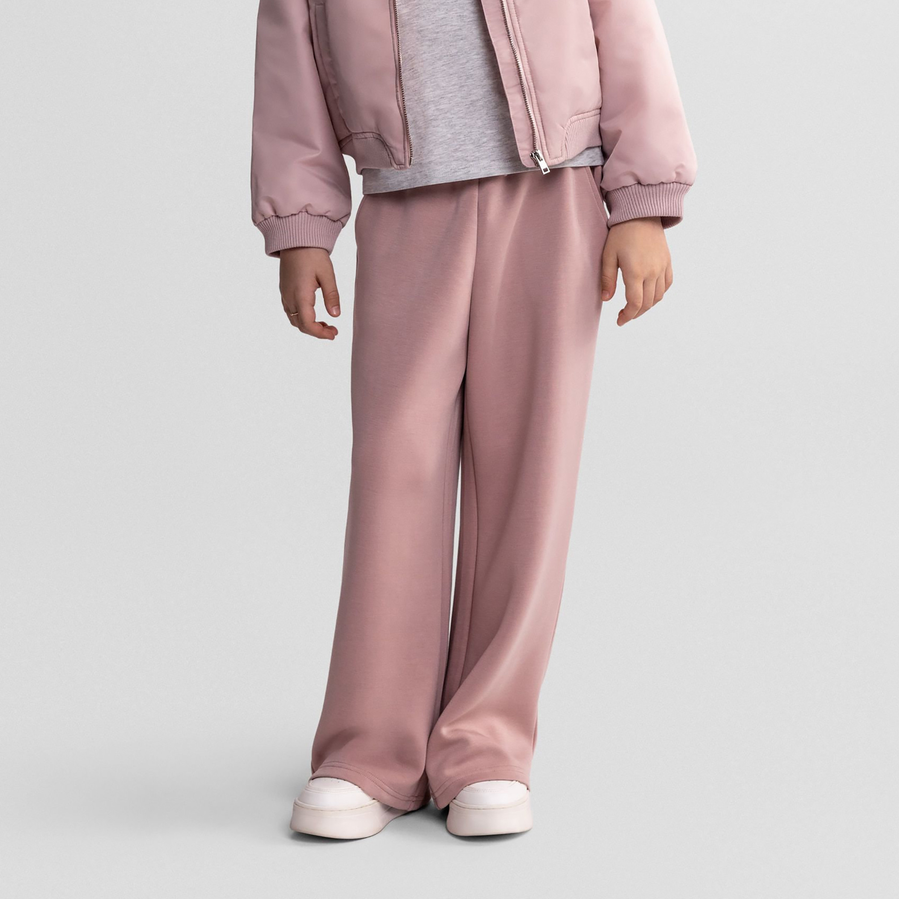 Minoti Polyester Blend Wide Leg Pants-girls-clothing-bottoms-joggersandtrackpants-image-1