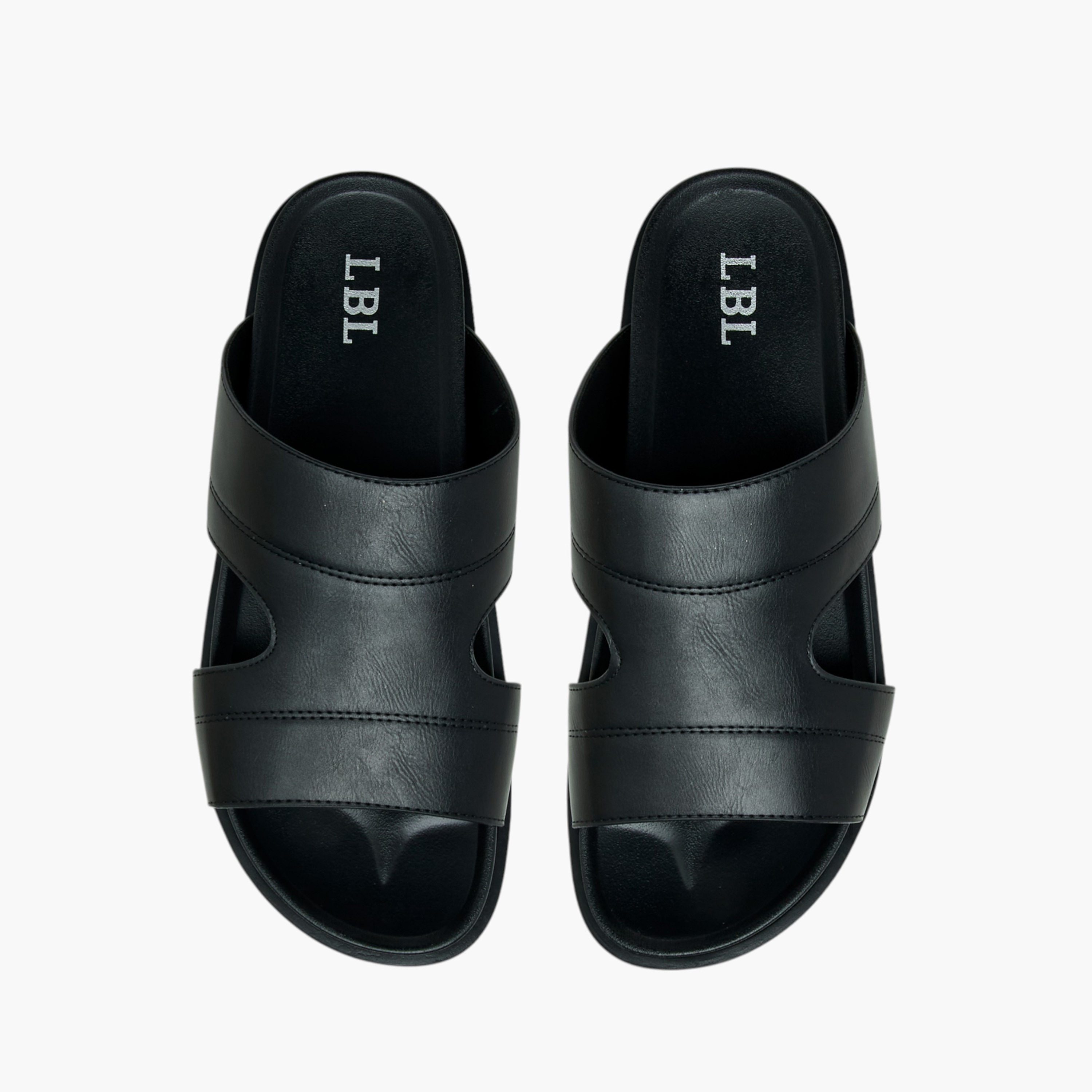 LBL by Shoexpress Cutout Slip-On Sandals-men-shoes-sandals-image-1