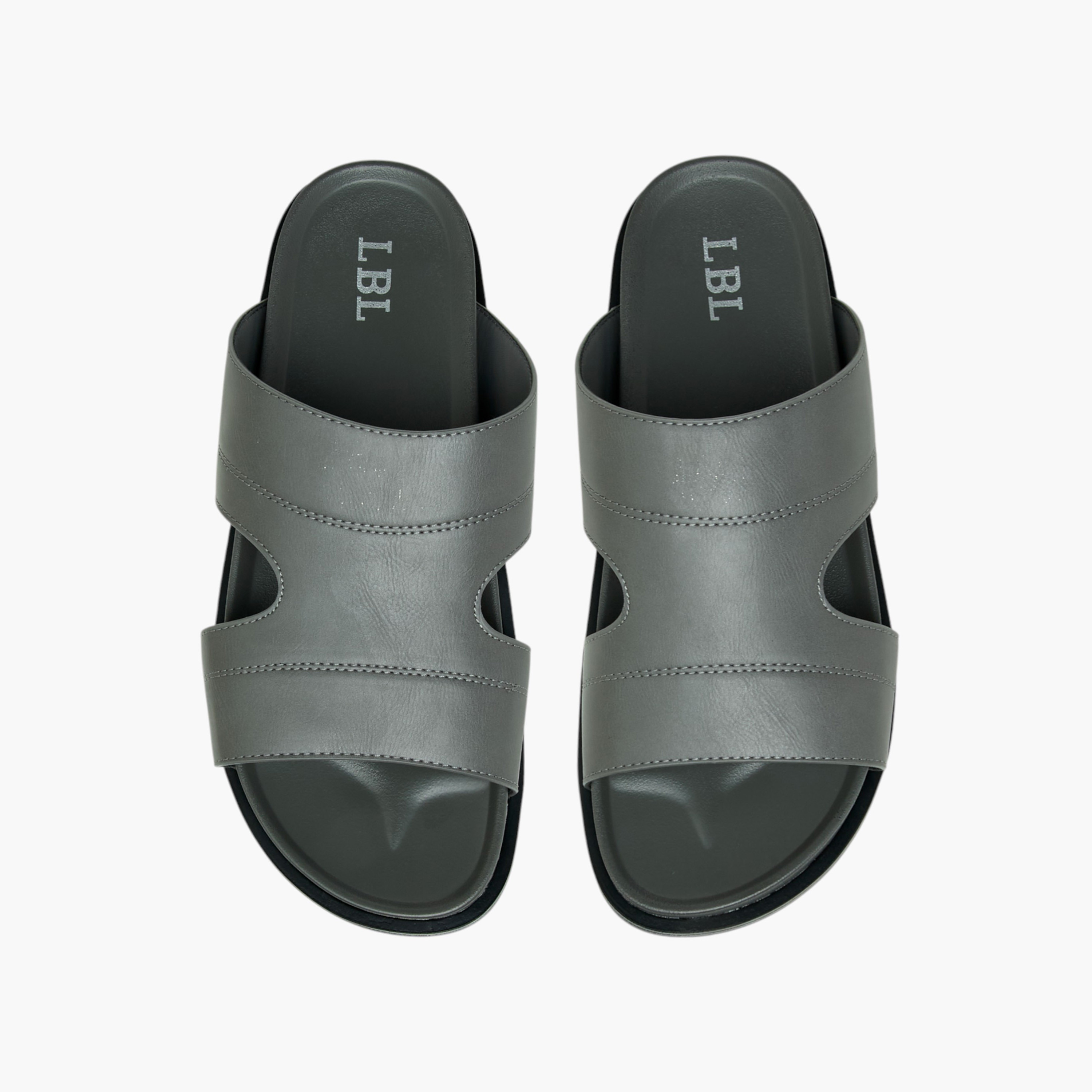 LBL by Shoexpress Cutout Slip-On Sandals-men-shoes-sandals-image-1