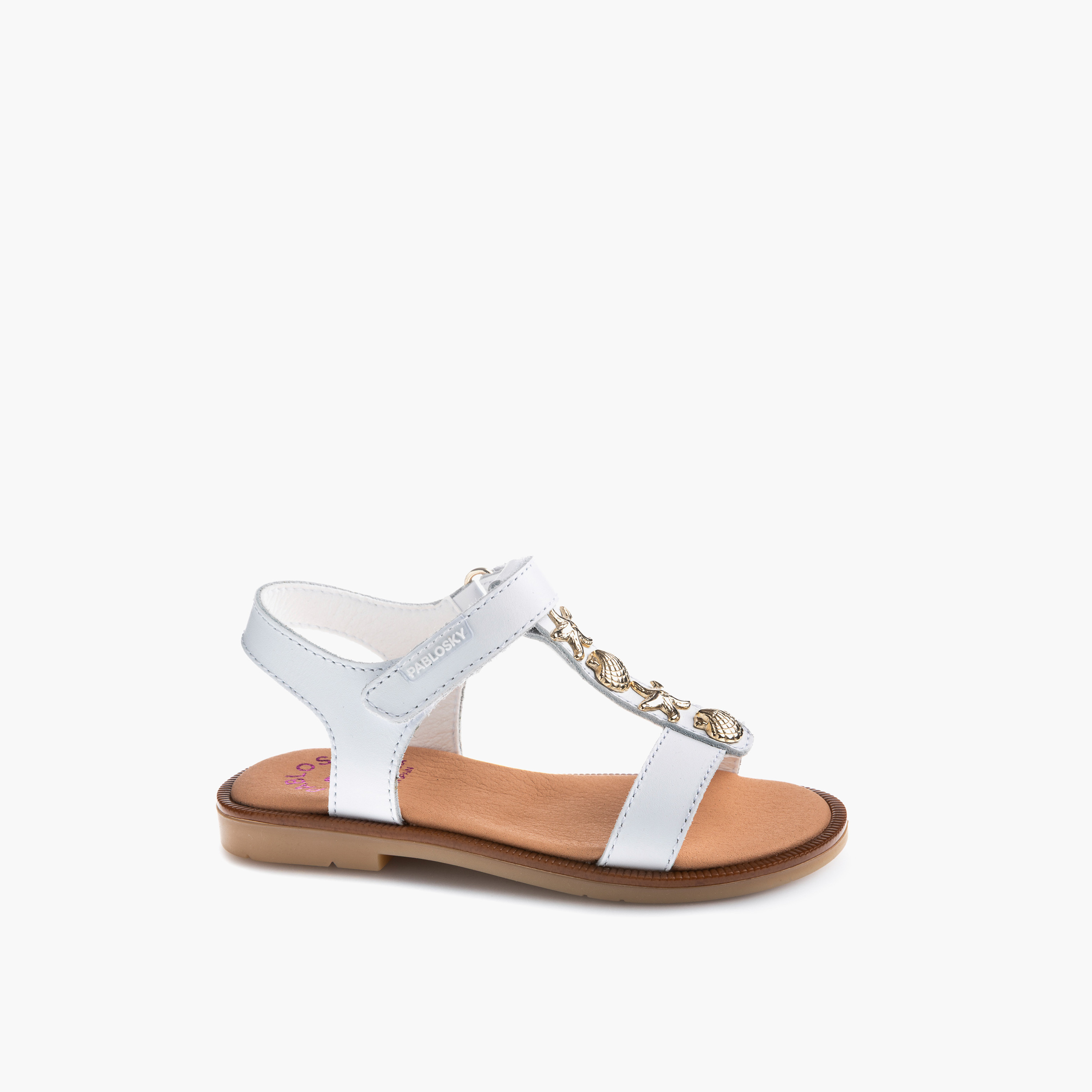 Pablosky Girls Hook and Loop Sandals-girls-shoes-sandals-image-1