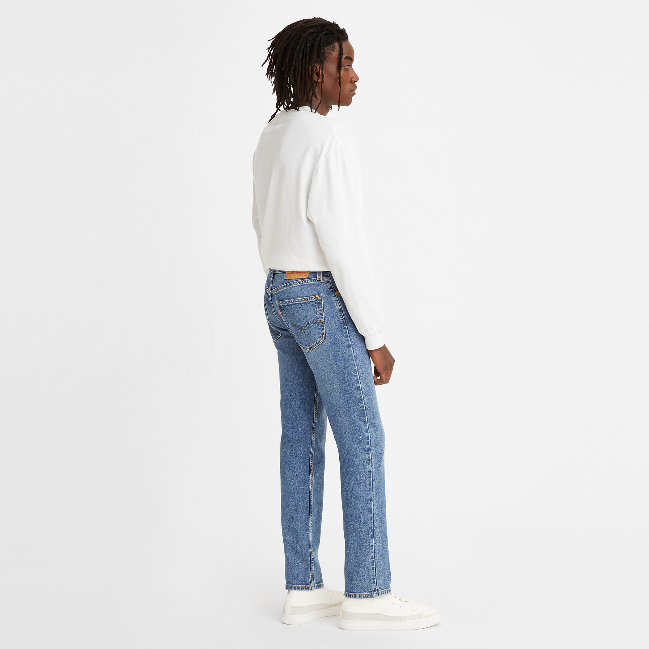 Levi's Men 511 Blue Solid Slim Fit Jeans with Button & Zip Closure-men-clothing-bottoms-jeans-image-4