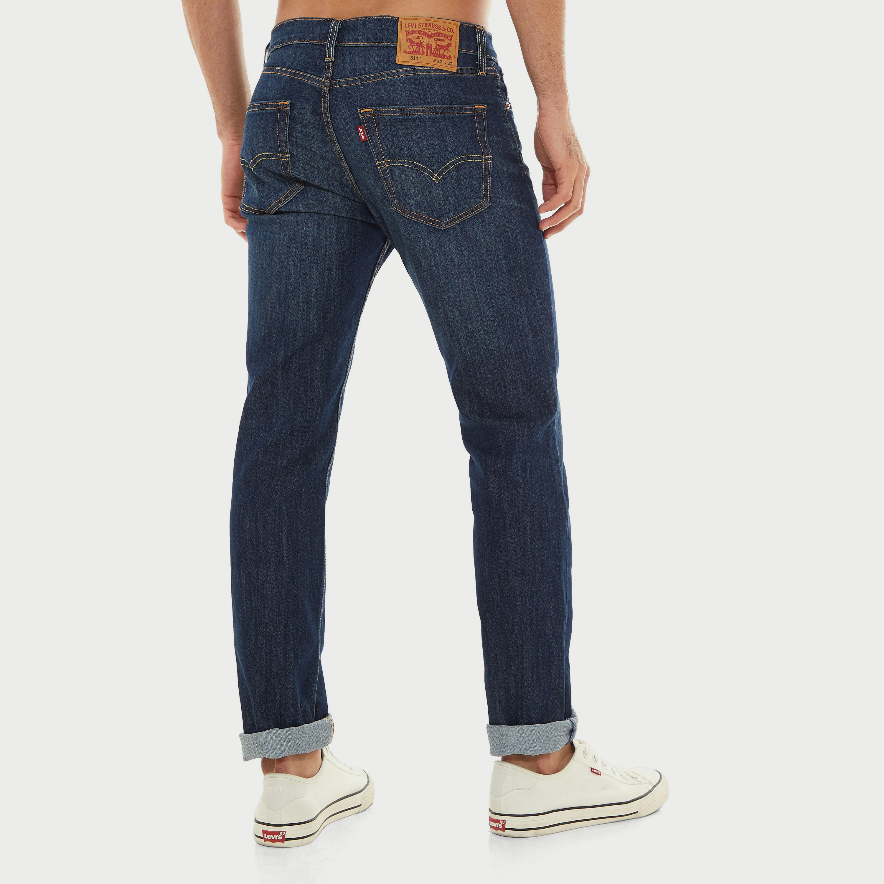 Levi's Blue Slim Fit Mid Rise Jeans-men-clothing-bottoms-jeans-image-3