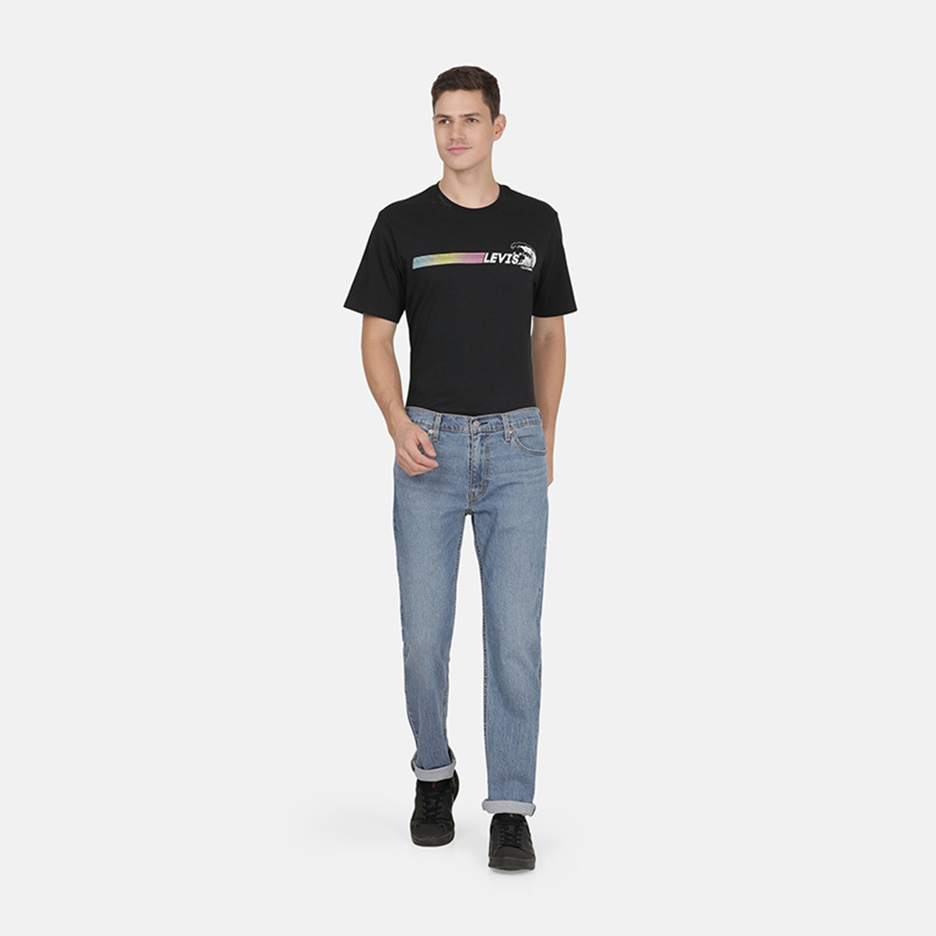 Levi's 511 Slim Fit Blue 5-Pocket Men's Jeans-men-clothing-bottoms-jeans-image-2
