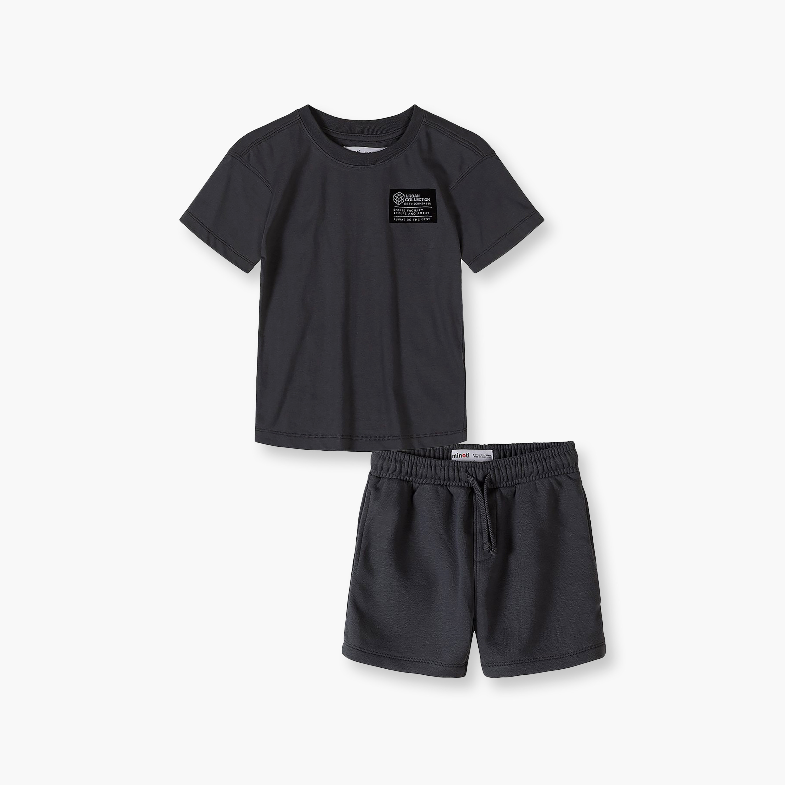 Minoti Short Sleeves T-Shirt & Shorts Set-boys-clothing-setsandcoords-image-1