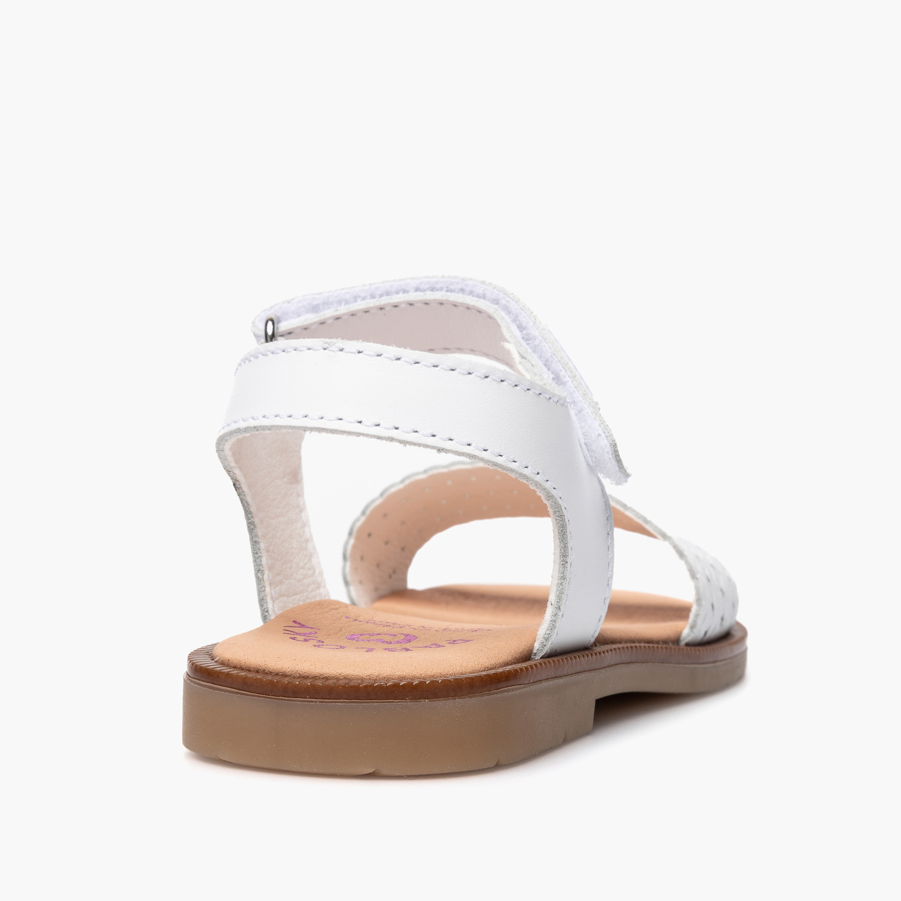 صندل جلد بشريط إغلاق لاصق للبنات من بابلوسكي-girls-shoes-sandals-image-3