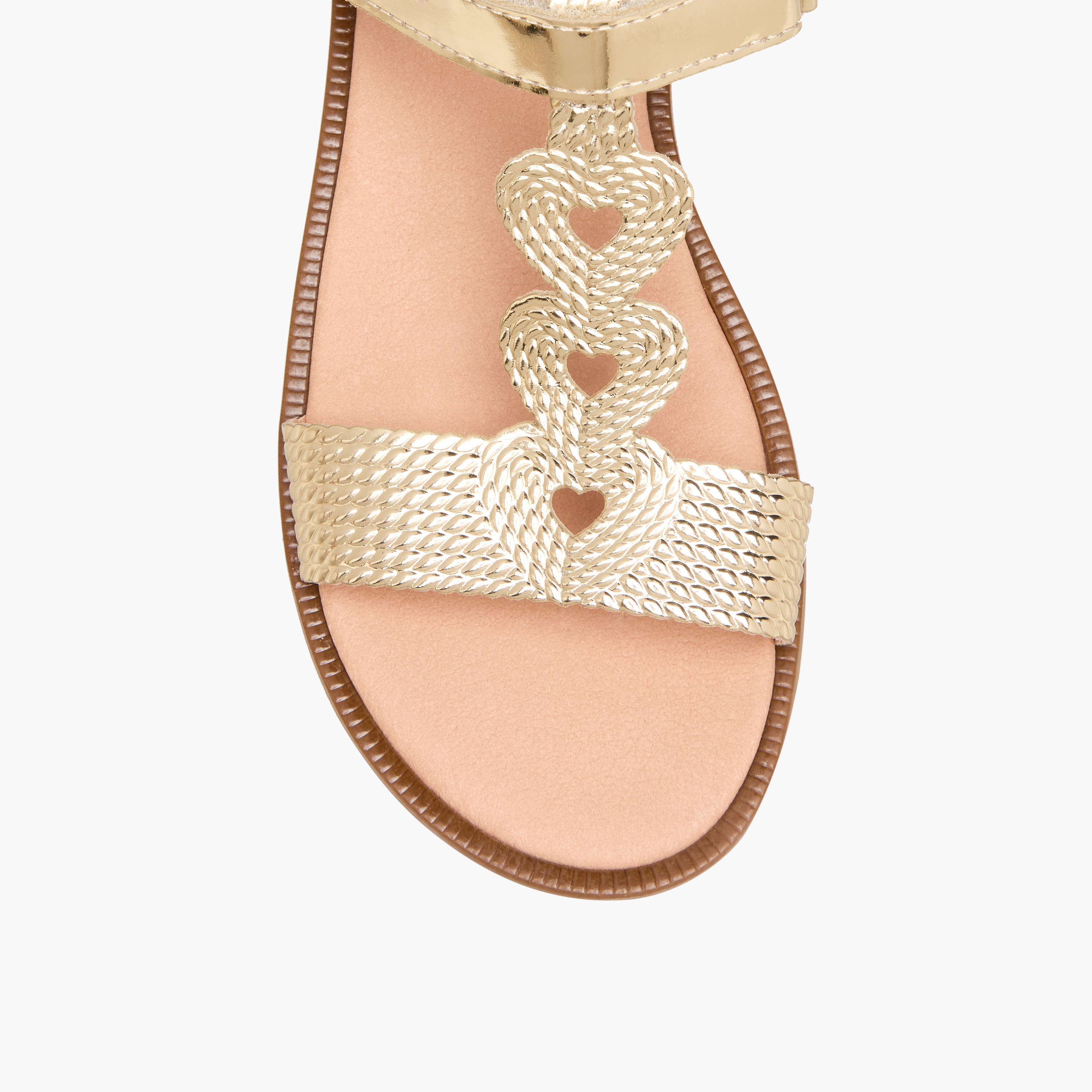 Pablosky Girls Metallic Heart Sandals-girls-shoes-sandals-image-3
