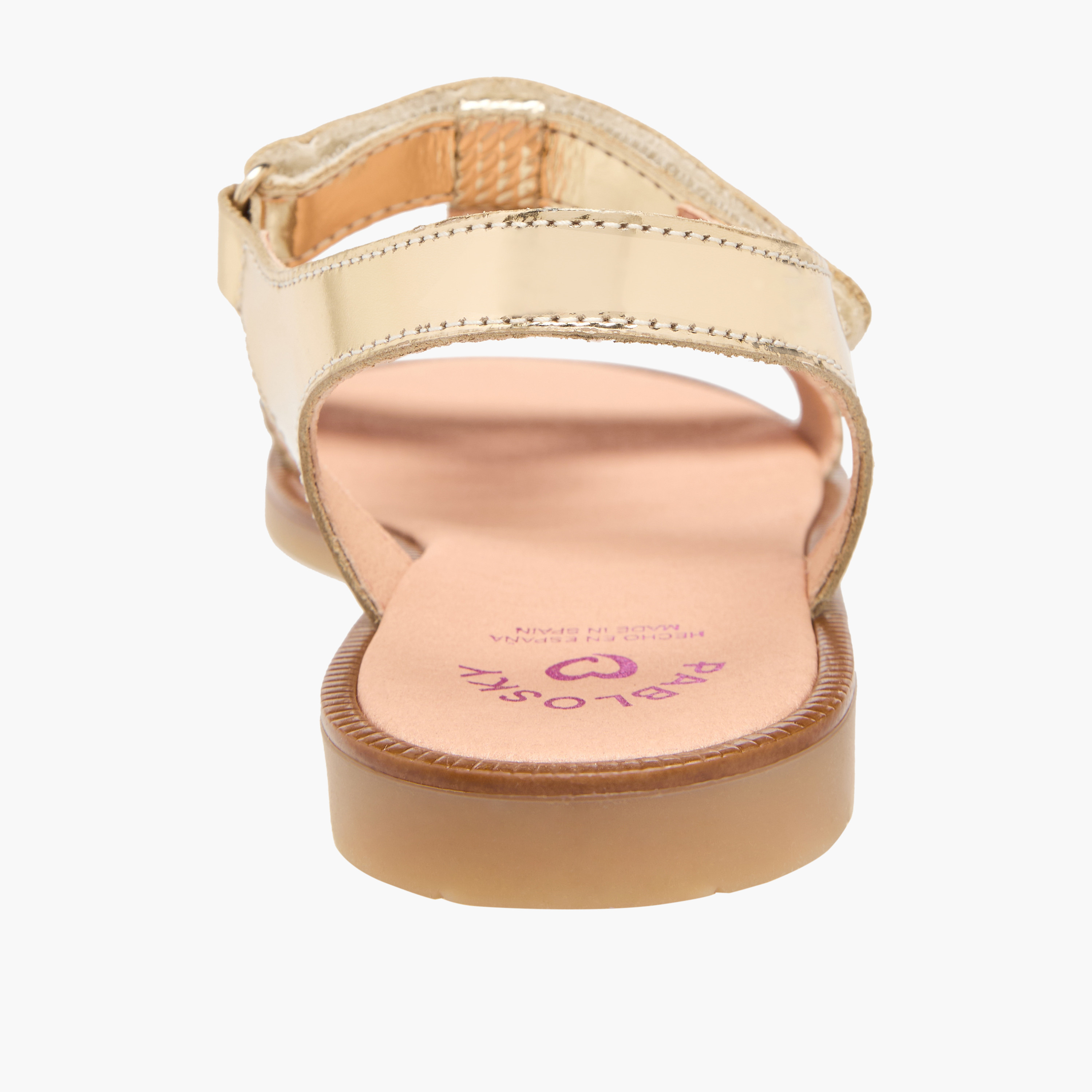Pablosky Girls Metallic Heart Sandals-girls-shoes-sandals-image-4