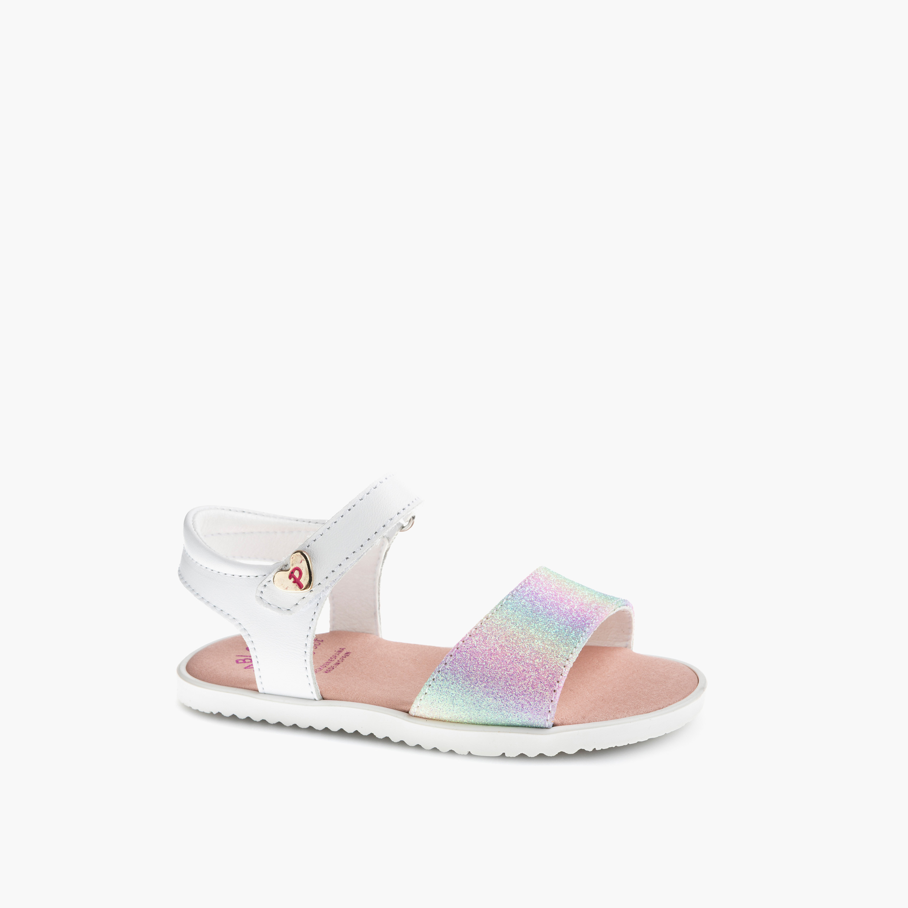 Pablosky Girls Leather Hook & Loop Strap Sandals-girls-shoes-sandals-image-1