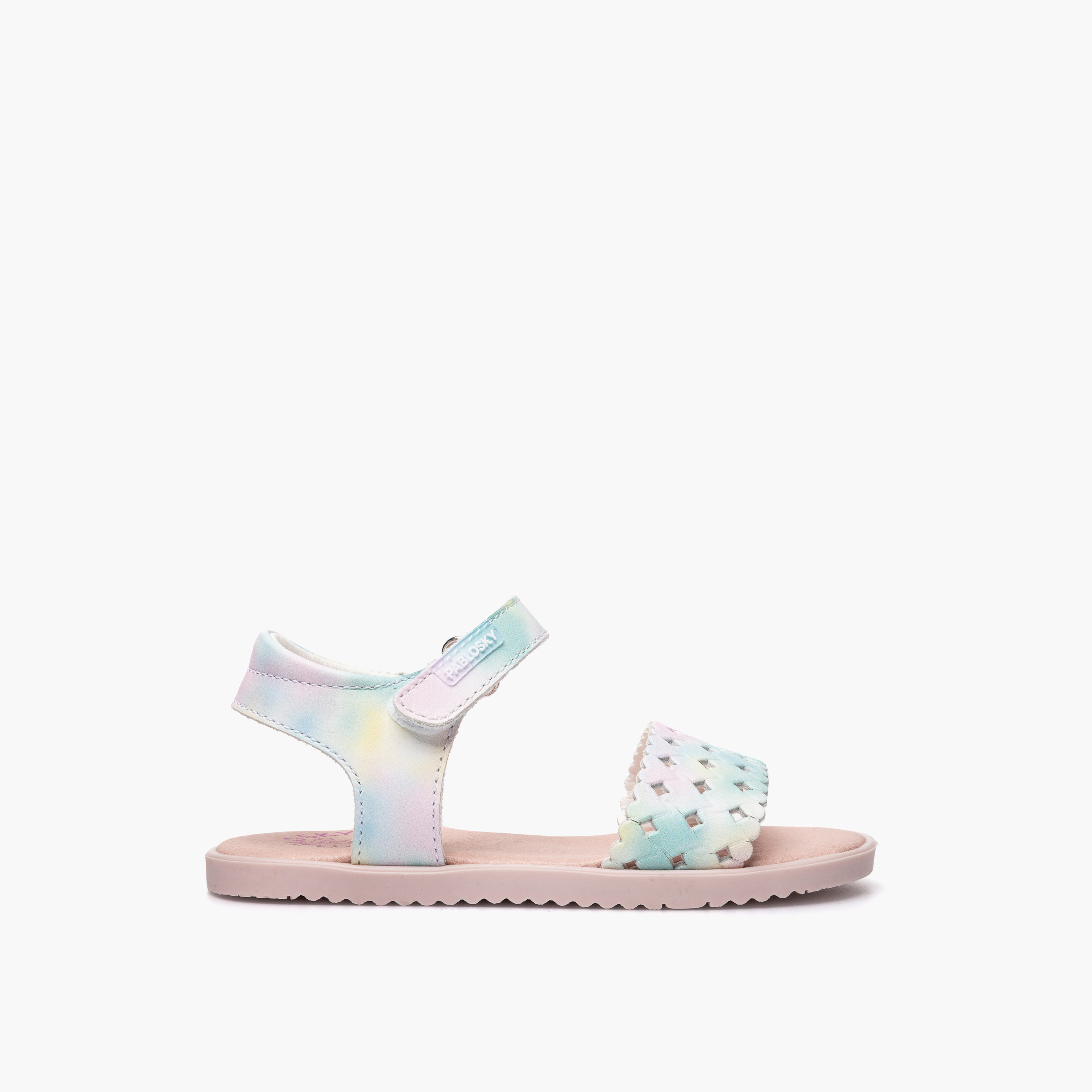 Pablosky Girls Perforated Hook & Loop Sandals-girls-shoes-sandals-image-2