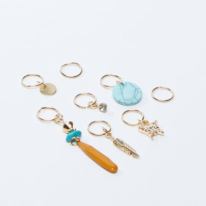Shop Assorted Hair Rings - Set of 8 Online | Splash Bahrain Shop Assorted Hair Rings - Set of 8 Online | Splash Bahrain