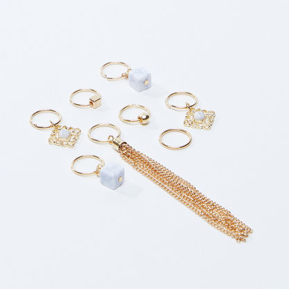 Shop Assorted Hair Rings - Set of 8 Online | Splash Bahrain Shop Assorted Hair Rings - Set of 8 Online | Splash Bahrain